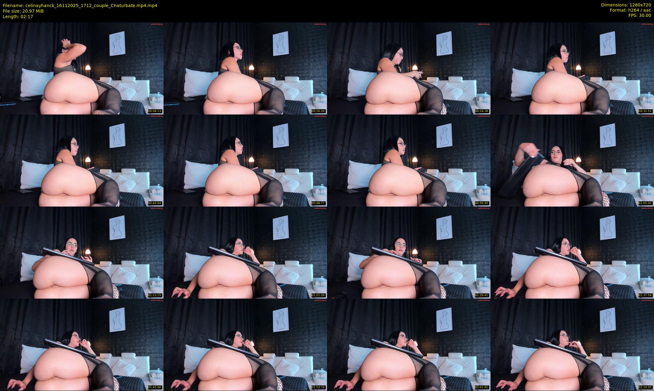celinayhanck — 3 minute Chaturbate couple cam show recording, 720p, Nov 16, 2025