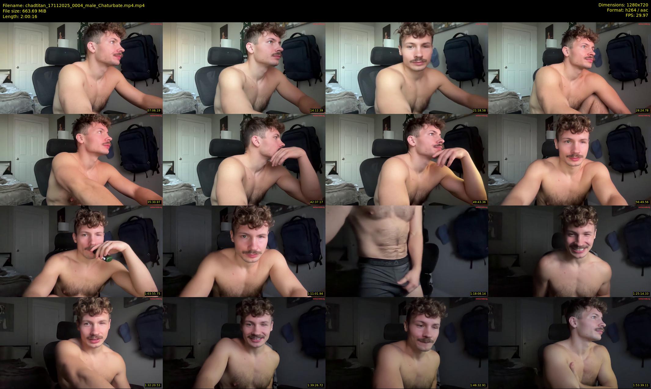 chadtitan — 121 minute Chaturbate male cam show recording, 720p, Nov 17, 2025