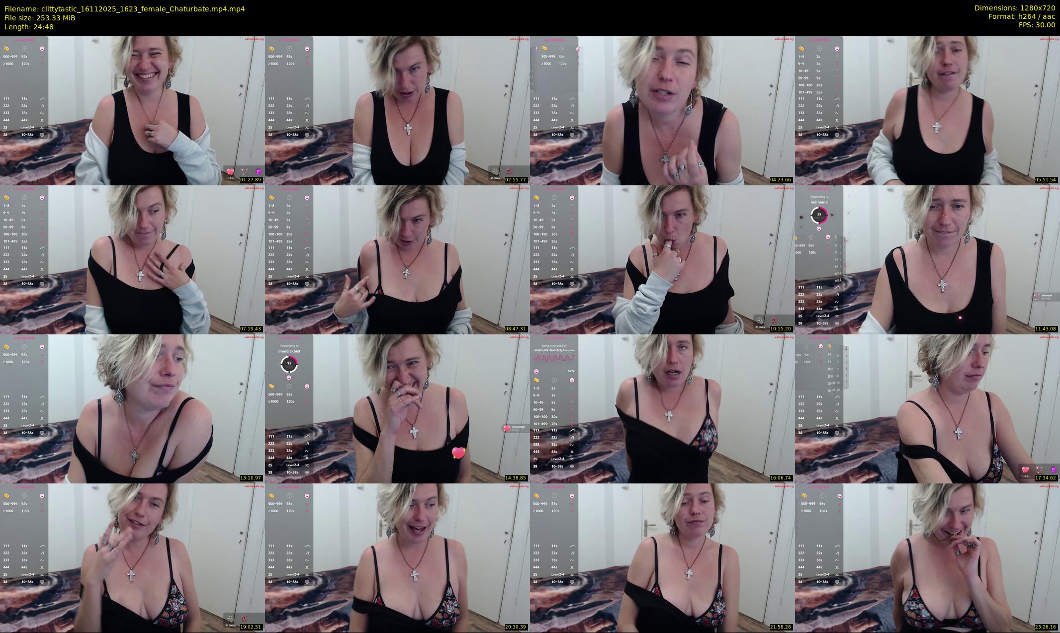 clittytastic — 25 minute Chaturbate female cam show recording, 720p, Nov 16, 2025