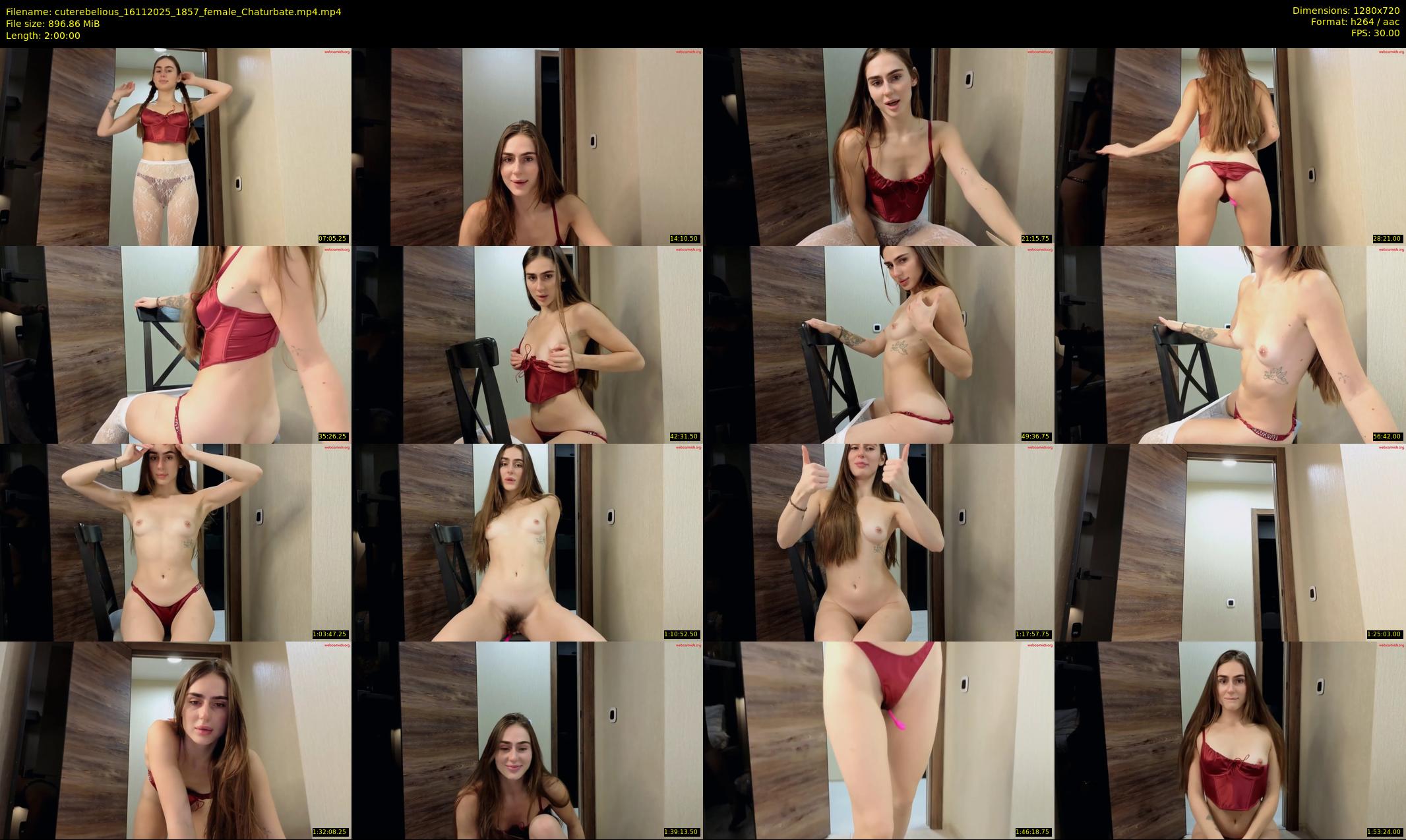 cuterebelious — 120 minute Chaturbate female cam show recording, 720p, Nov 16, 2025