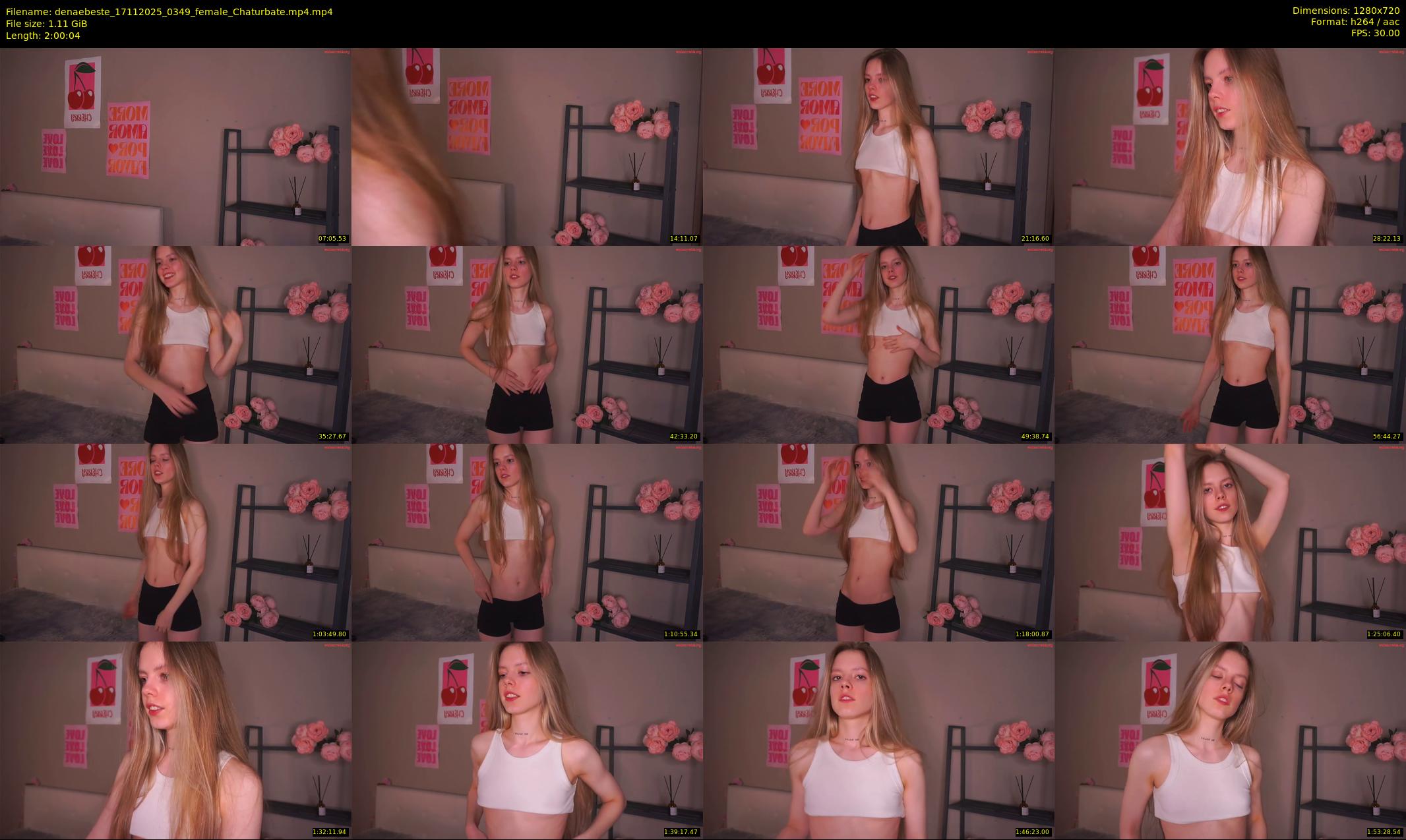 denaebeste — 121 minute Chaturbate female cam show recording, 720p, Nov 17, 2025
