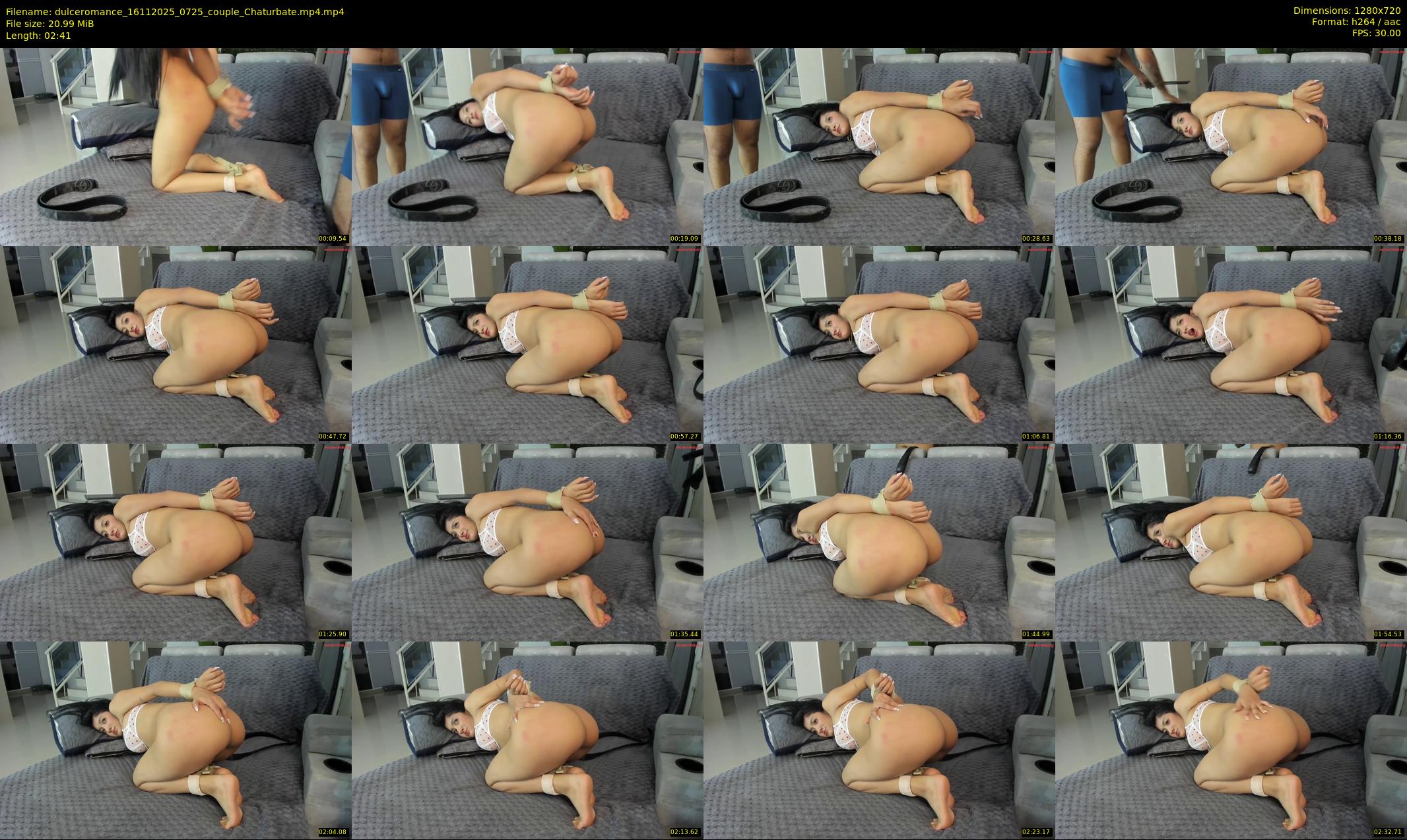 dulceromance — 3 minute Chaturbate couple cam show recording, 720p, Nov 16, 2025