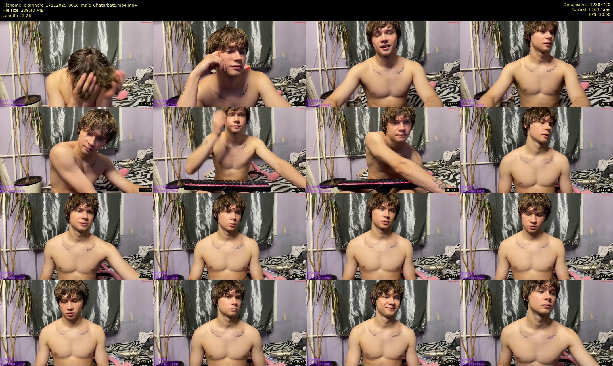 eitanhere — 22 minute Chaturbate male cam show recording, 720p, Nov 17, 2025