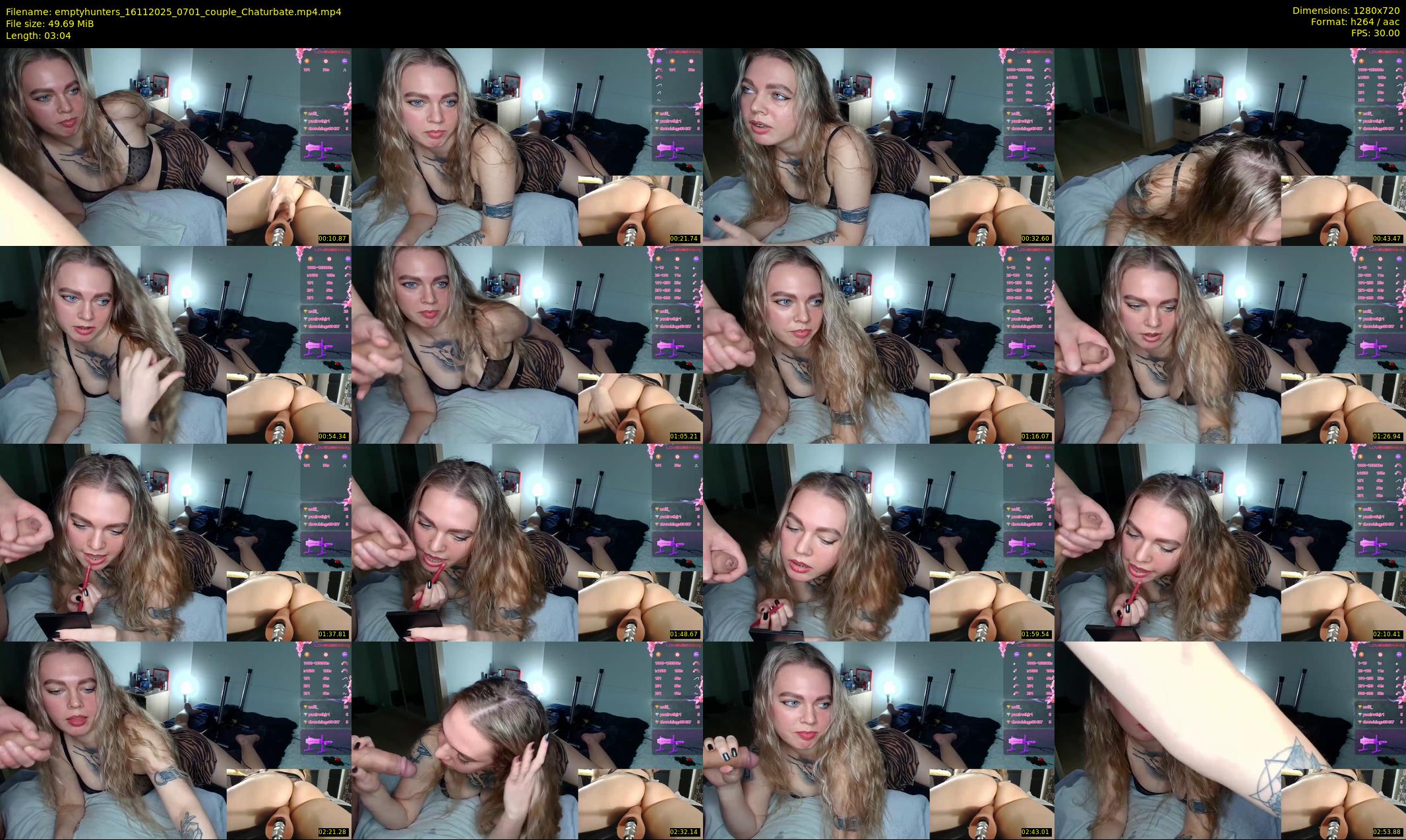 emptyhunters — 4 minute Chaturbate couple cam show recording, 720p, Nov 16, 2025