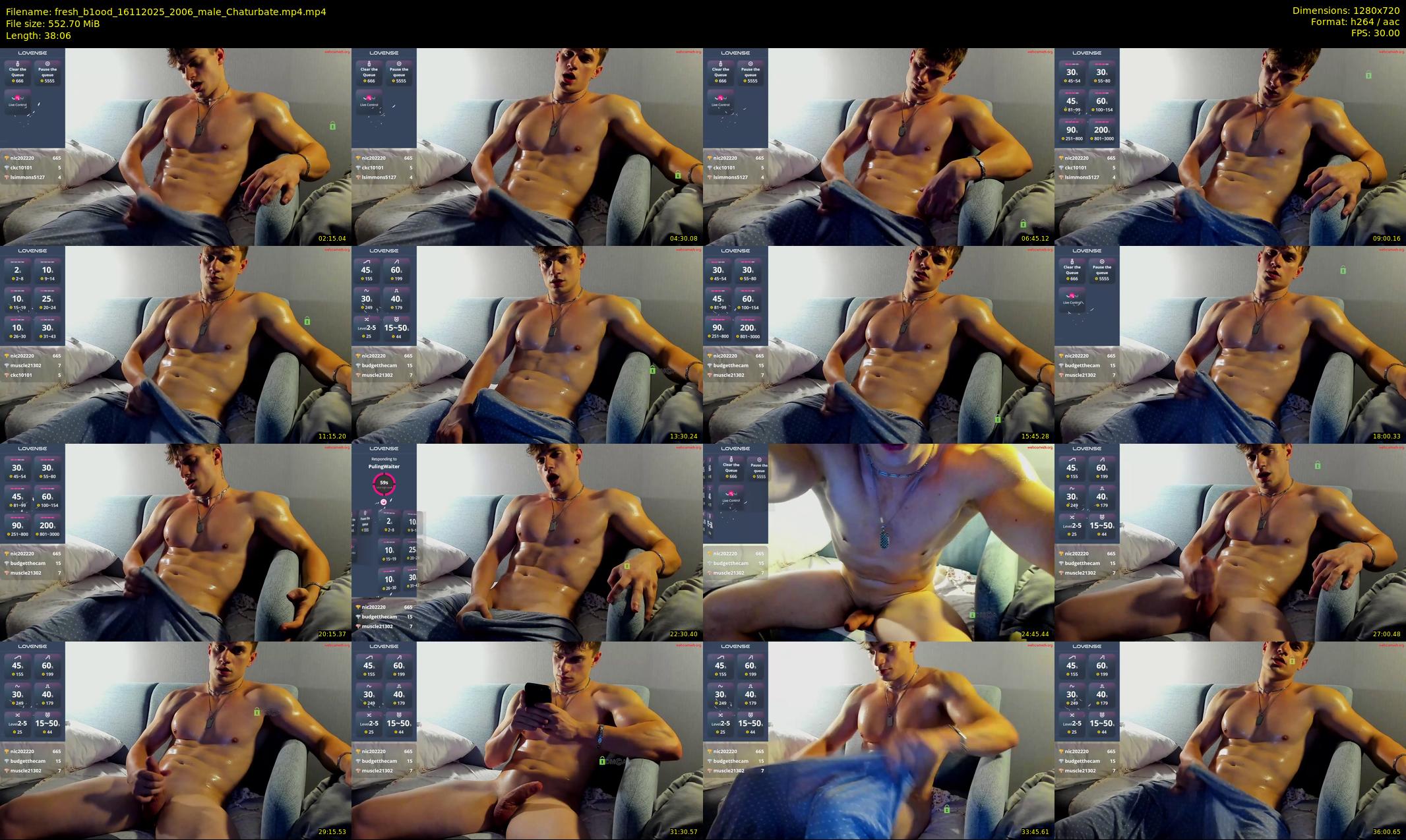 fresh_b1ood — 39 minute Chaturbate male cam show recording, 720p, Nov 16, 2025