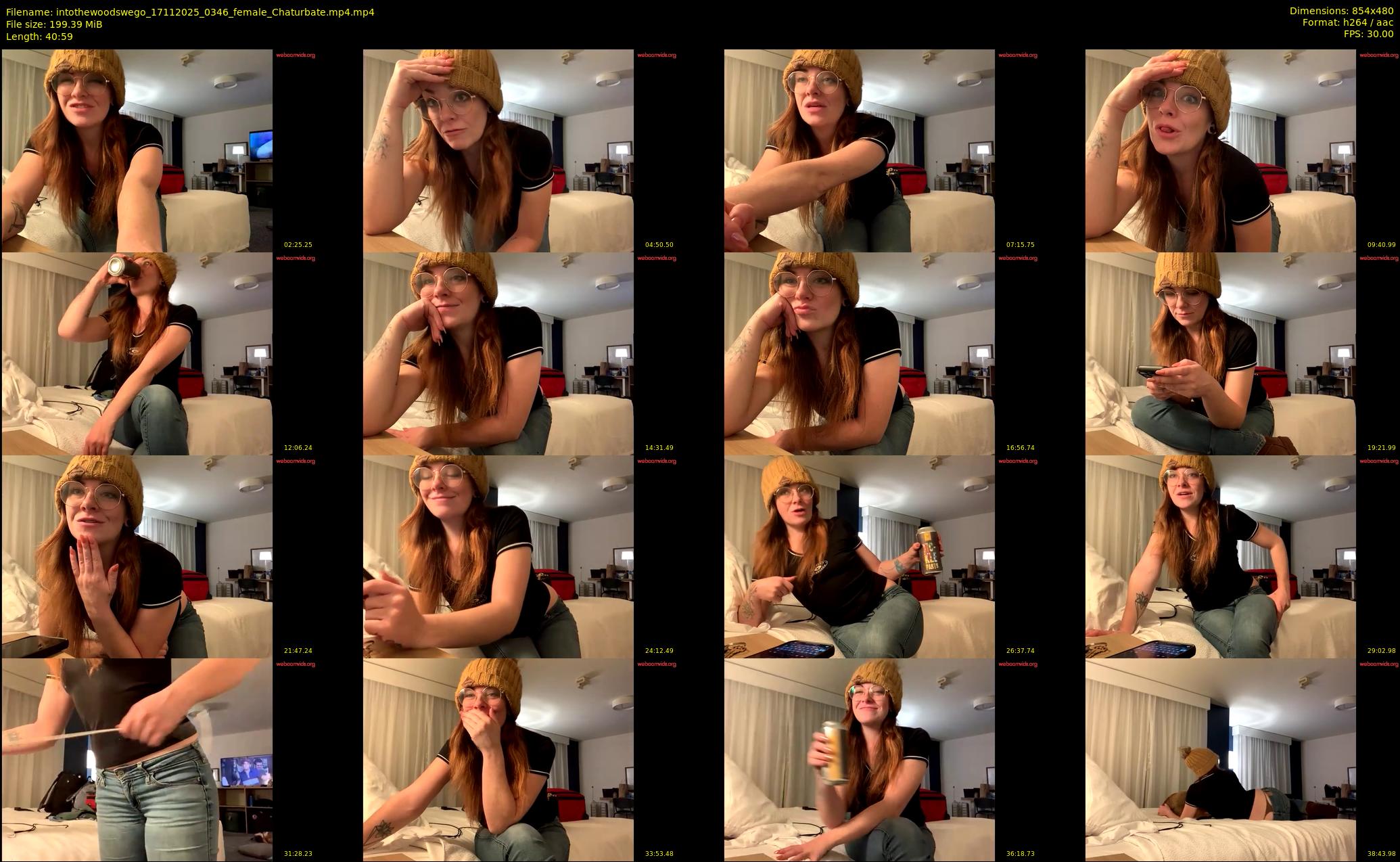 intothewoodswego — 41 minute Chaturbate female cam show recording, 480p, Nov 17, 2025