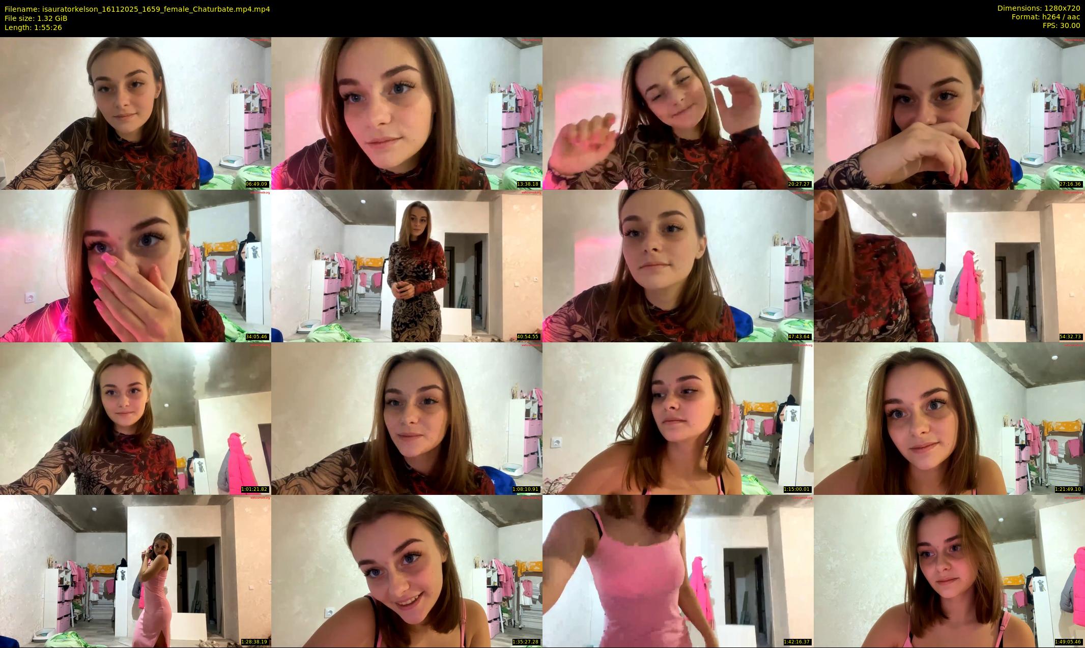 isauratorkelson — 116 minute Chaturbate female cam show recording, 720p, Nov 16, 2025