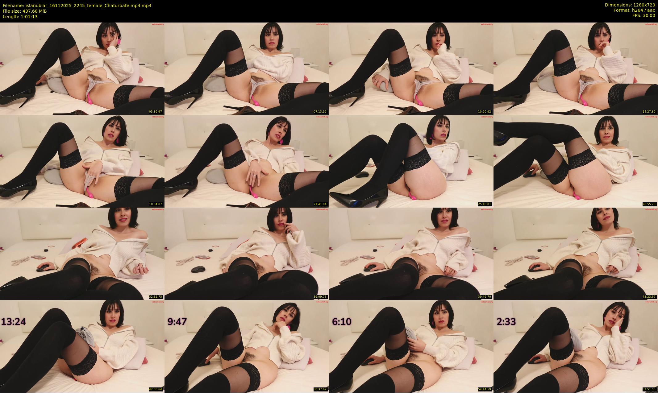 islanublar — 62 minute Chaturbate female cam show recording, 720p, Nov 16, 2025