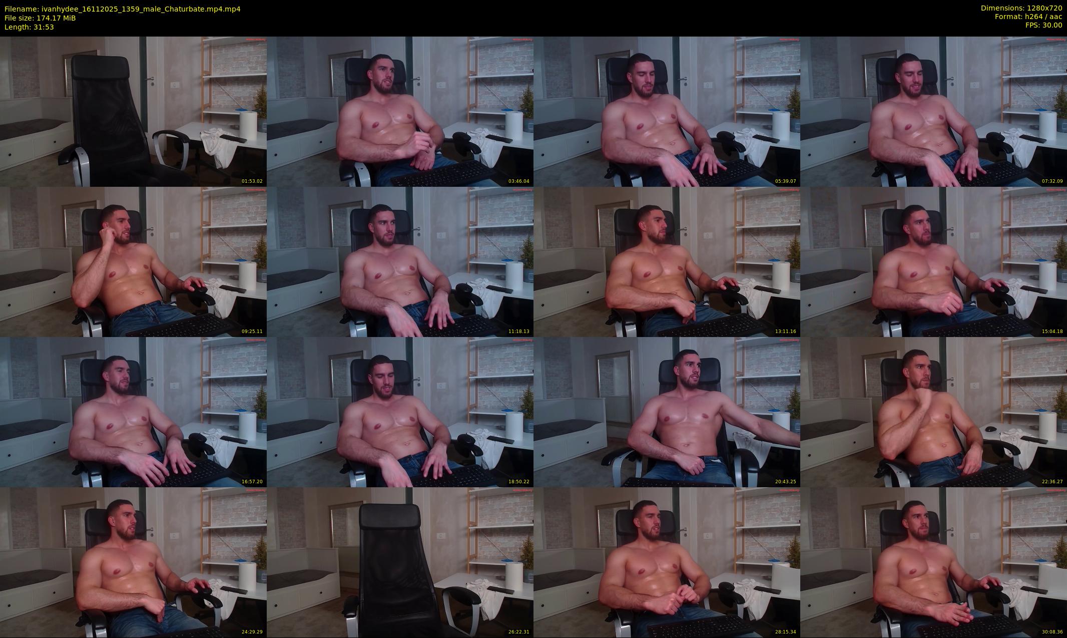 ivanhydee — 32 minute Chaturbate male cam show recording, 720p, Nov 16, 2025