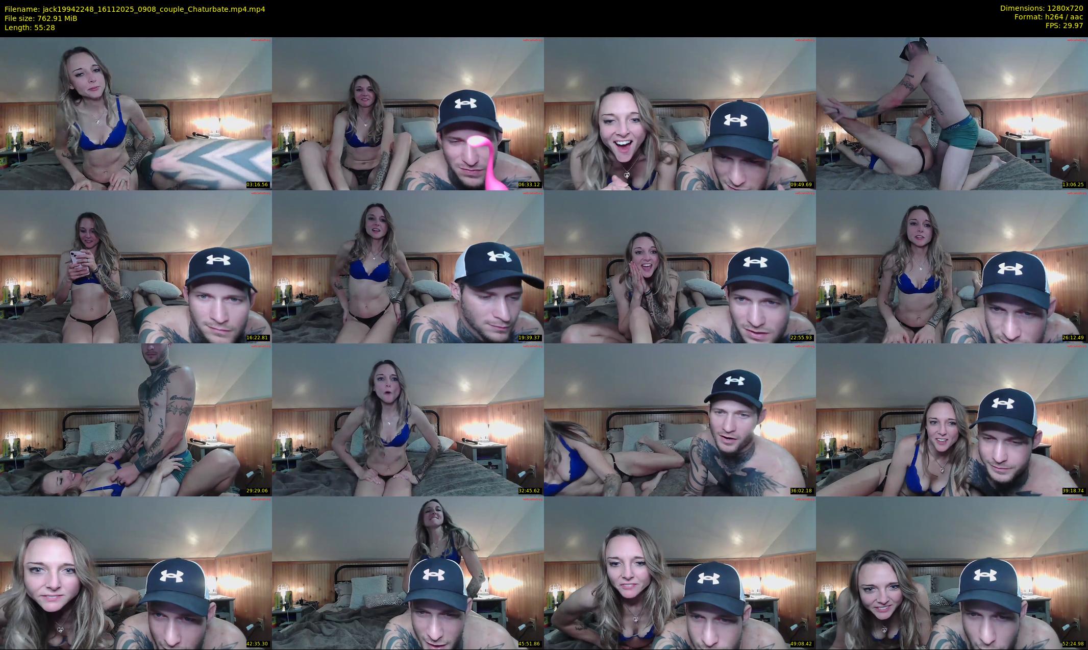 jack19942248 — 56 minute Chaturbate couple cam show recording, 720p, Nov 16, 2025