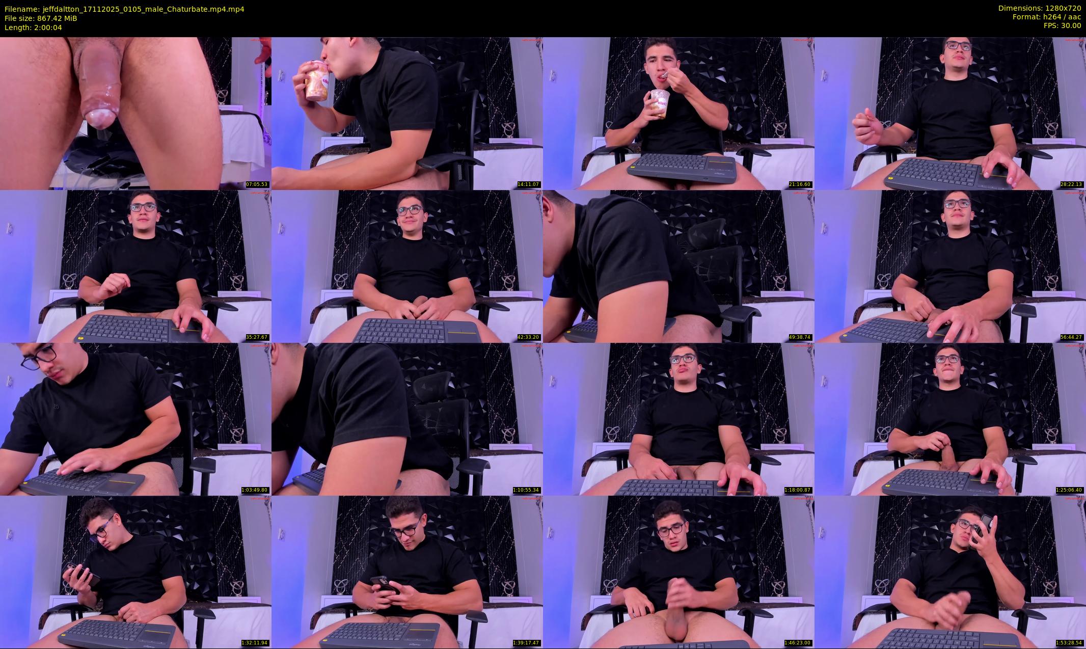 jeffdaltton — 121 minute Chaturbate male cam show recording, 720p, Nov 17, 2025
