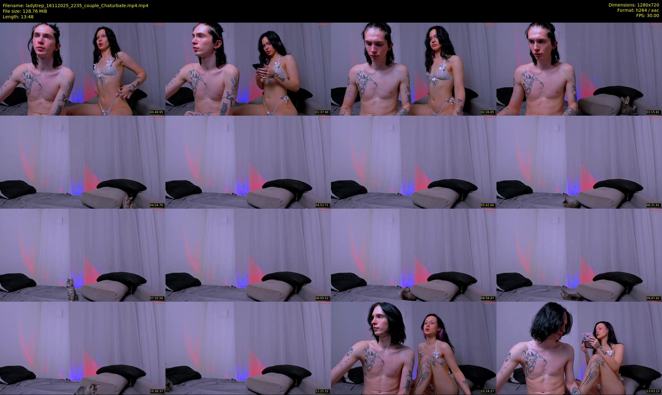 ladytrep — 14 minute Chaturbate couple cam show recording, 720p, Nov 16, 2025