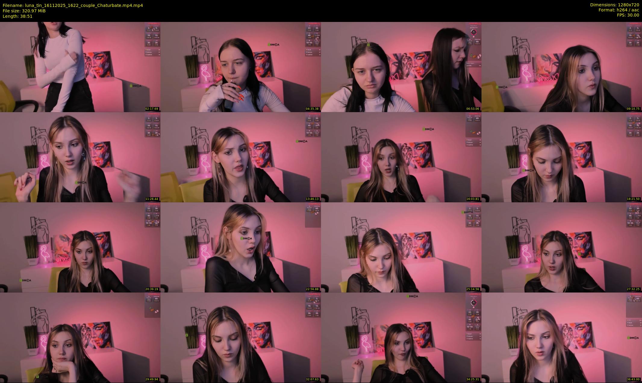 luna_tin — 39 minute Chaturbate couple cam show recording, 720p, Nov 16, 2025