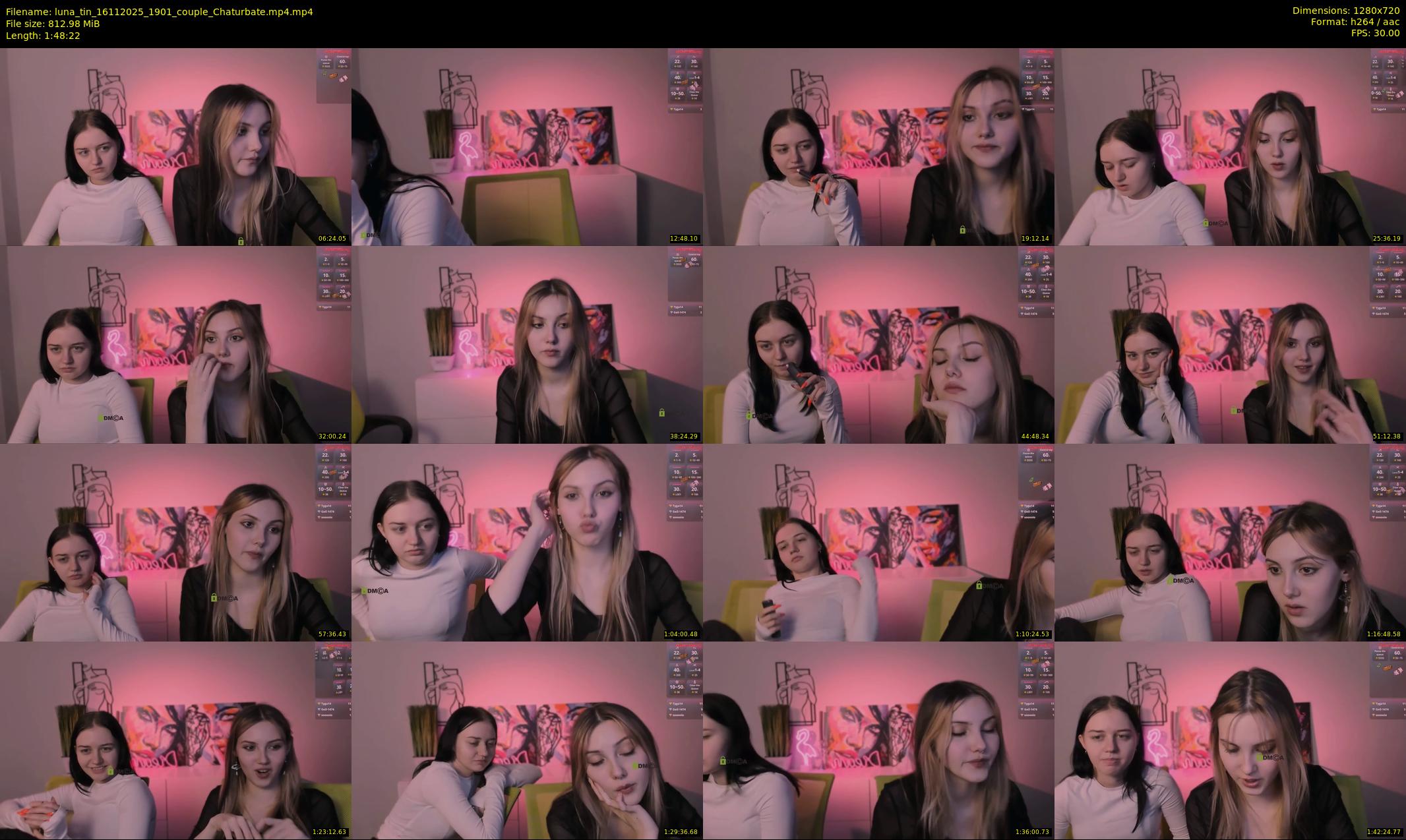 luna_tin — 109 minute Chaturbate couple cam show recording, 720p, Nov 16, 2025