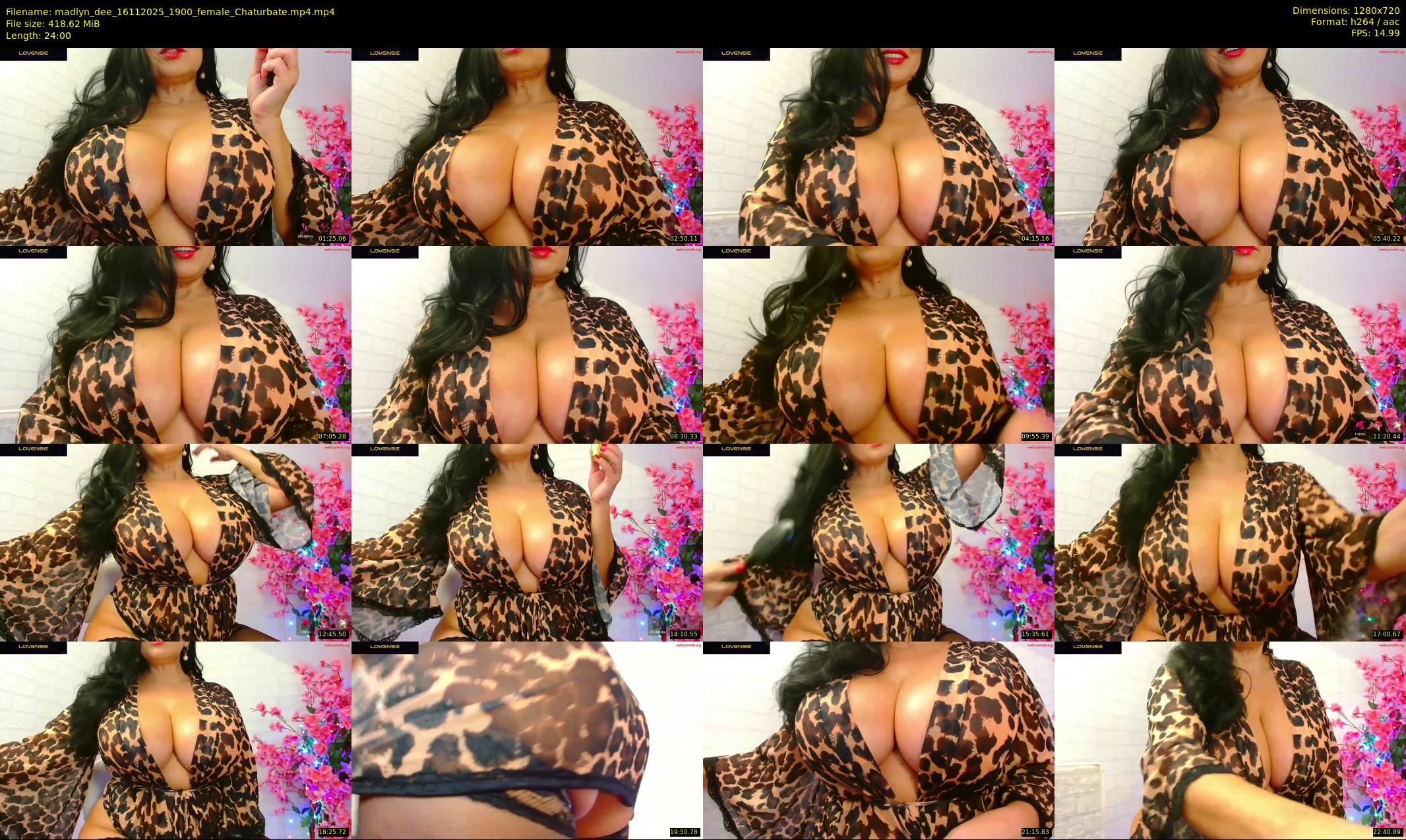 madlyn_dee — 24 minute Chaturbate female cam show recording, 720p, Nov 16, 2025