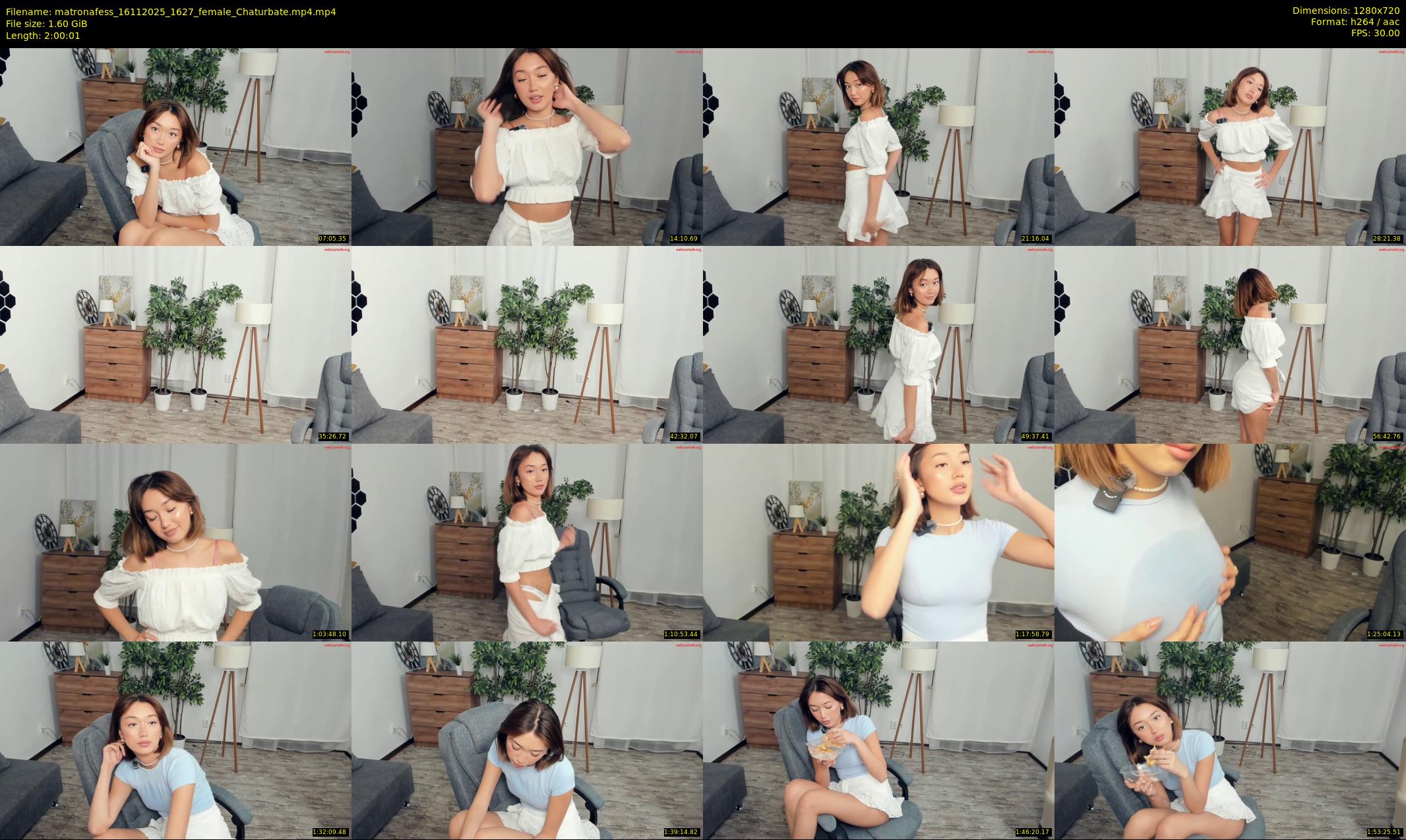 matronafess — 121 minute Chaturbate female cam show recording, 720p, Nov 16, 2025