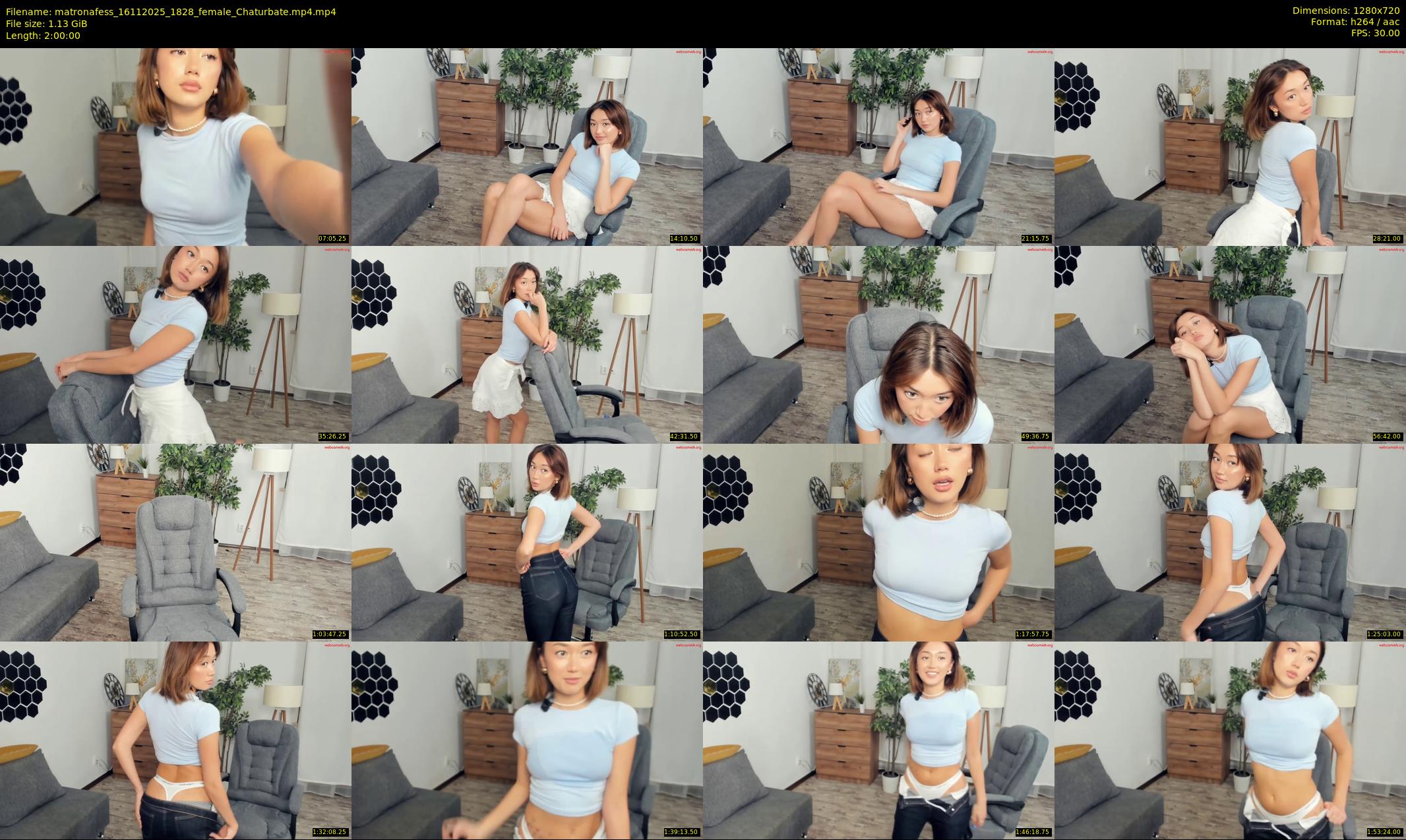 matronafess — 120 minute Chaturbate female cam show recording, 720p, Nov 16, 2025