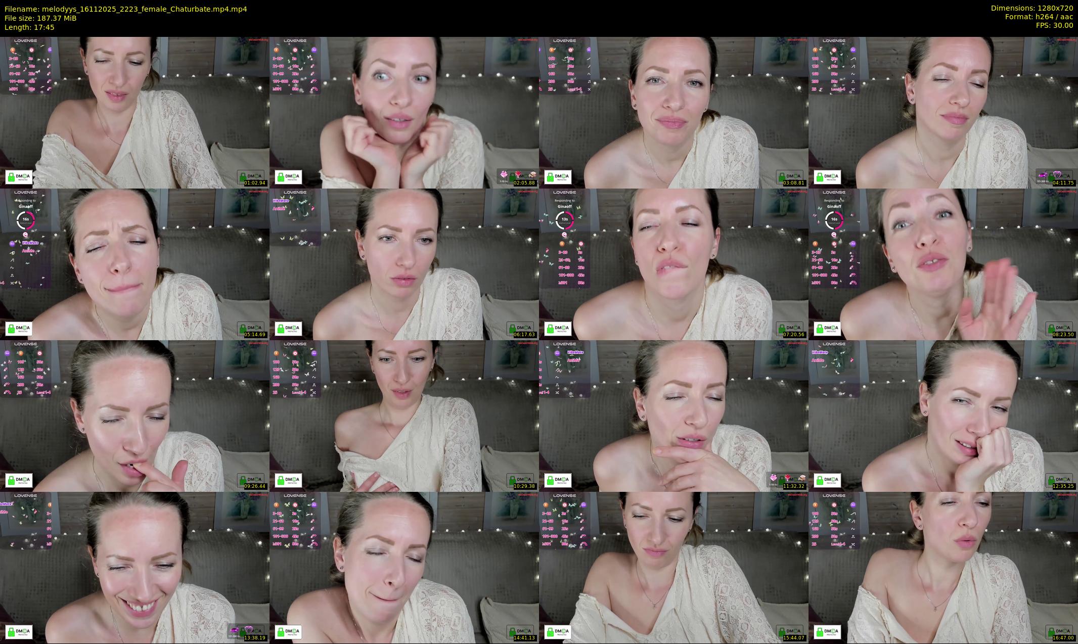melodyys — 18 minute Chaturbate female cam show recording, 720p, Nov 16, 2025