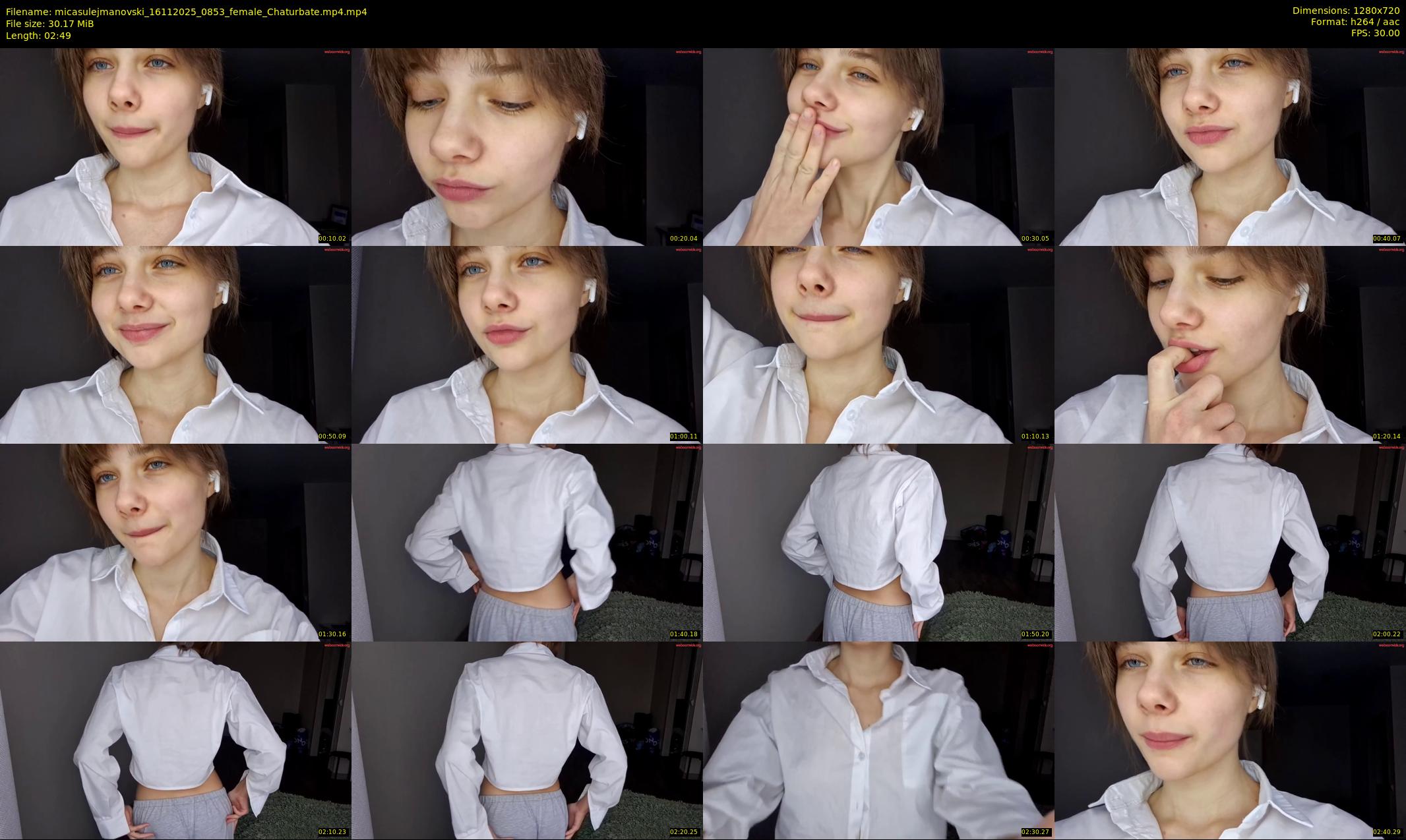 micasulejmanovski — 3 minute Chaturbate female cam show recording, 720p, Nov 16, 2025