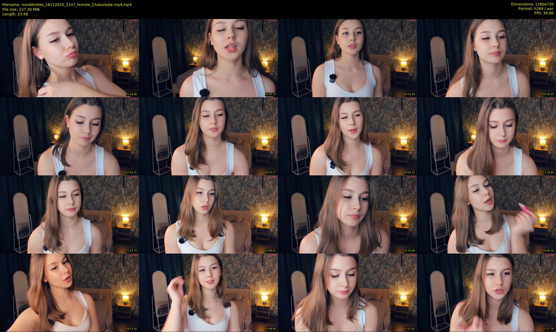 minditrelles — 24 minute Chaturbate female cam show recording, 720p, Nov 16, 2025