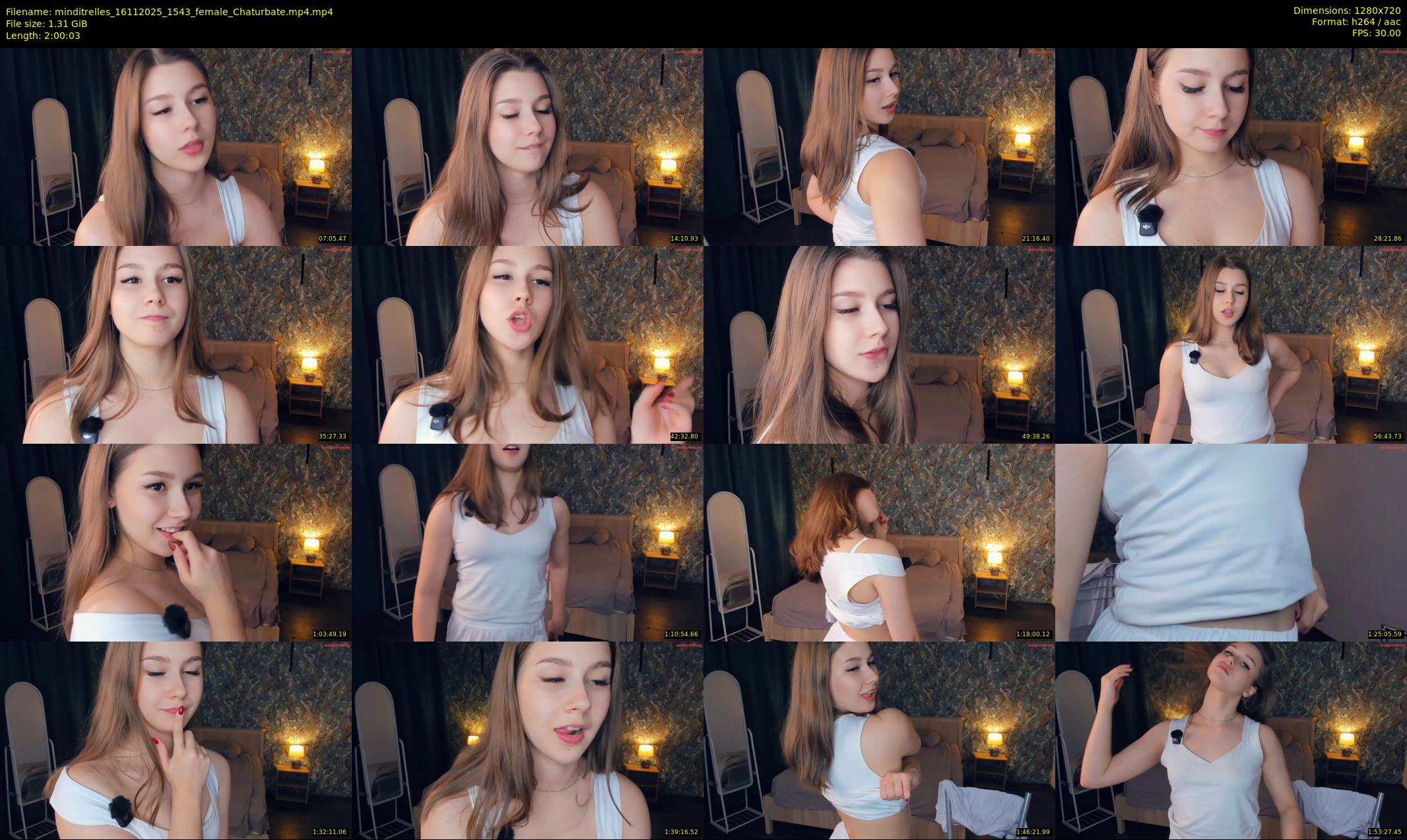 minditrelles — 121 minute Chaturbate female cam show recording, 720p, Nov 16, 2025
