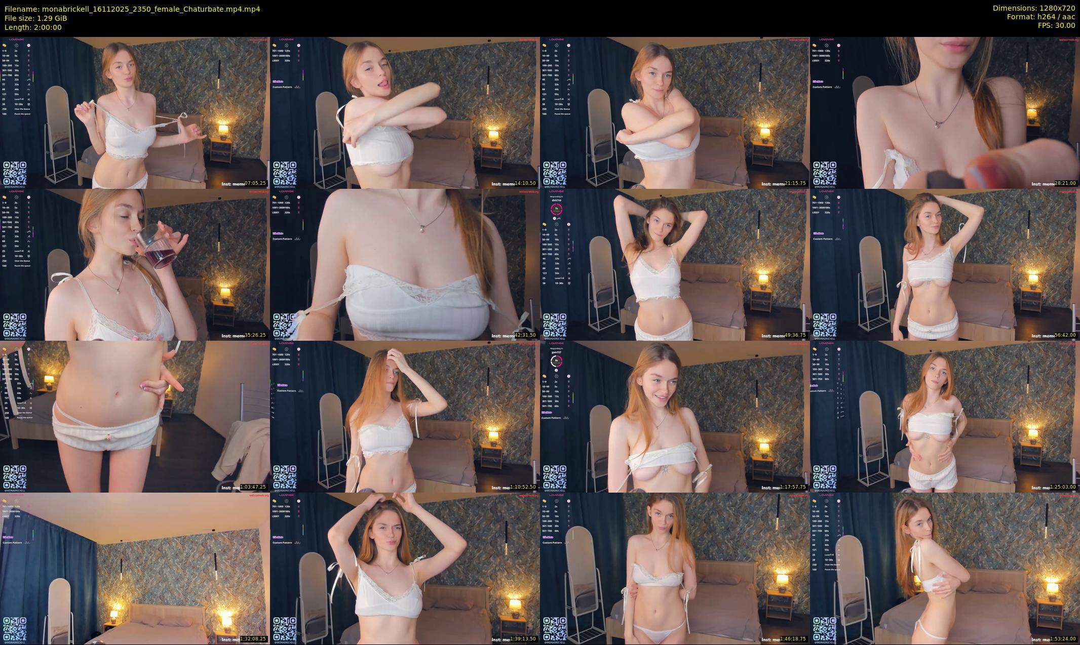 monabrickell — 120 minute Chaturbate female cam show recording, 720p, Nov 16, 2025
