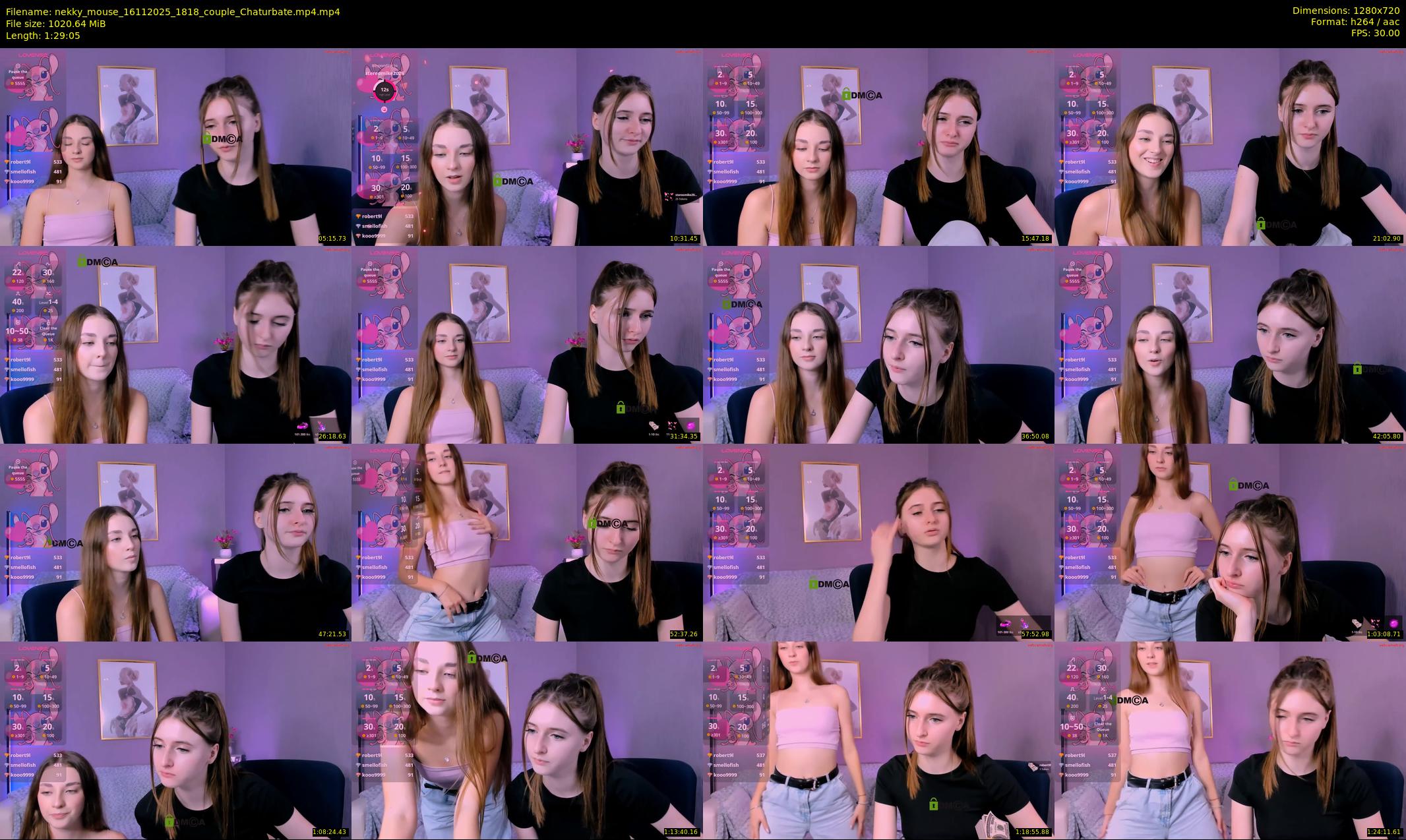 nekky_mouse — 90 minute Chaturbate female cam show recording, 720p, Nov 16, 2025