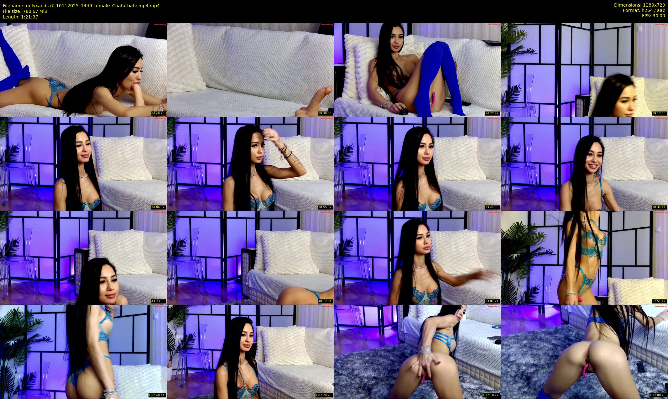 onlyxandra7 — 82 minute Chaturbate female cam show recording, 720p, Nov 16, 2025