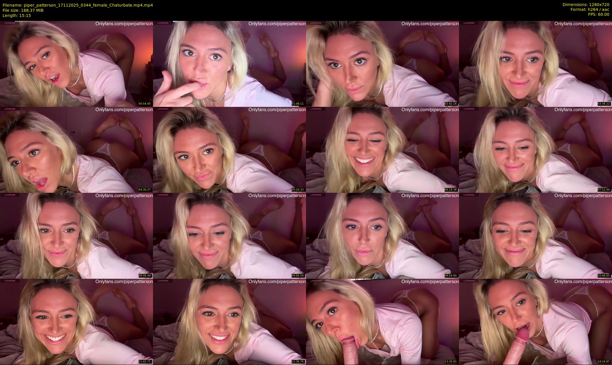 piper_patterson — 16 minute Chaturbate female cam show recording, 720p, Nov 17, 2025