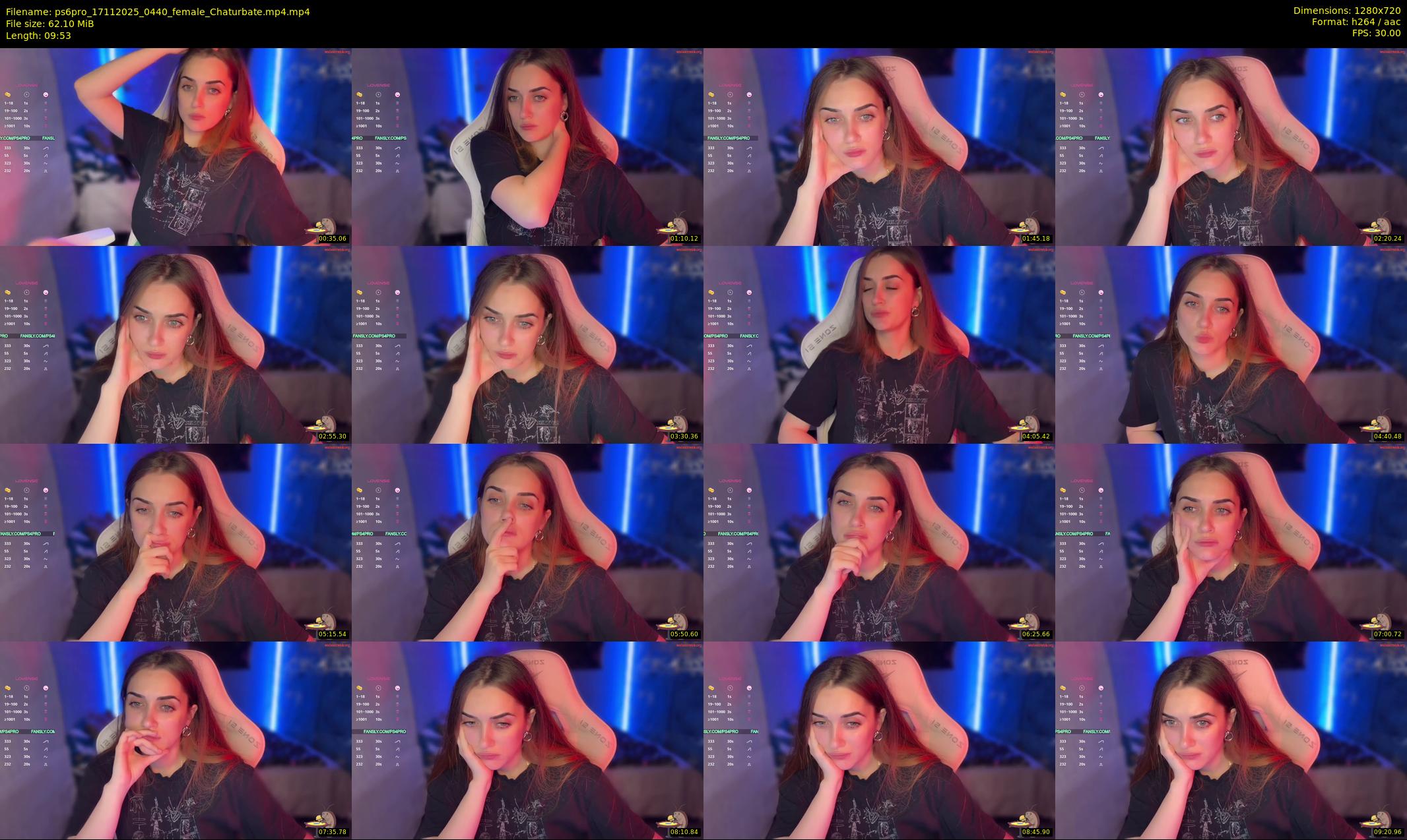 ps6pro — 10 minute Chaturbate female cam show recording, 720p, Nov 17, 2025