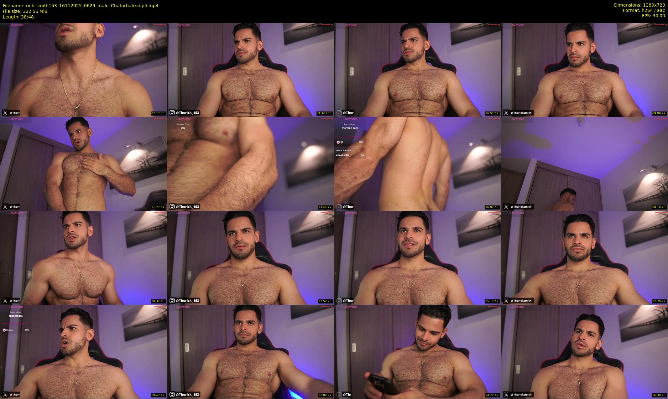 rick_smith153 — 39 minute Chaturbate male cam show recording, 720p, Nov 16, 2025