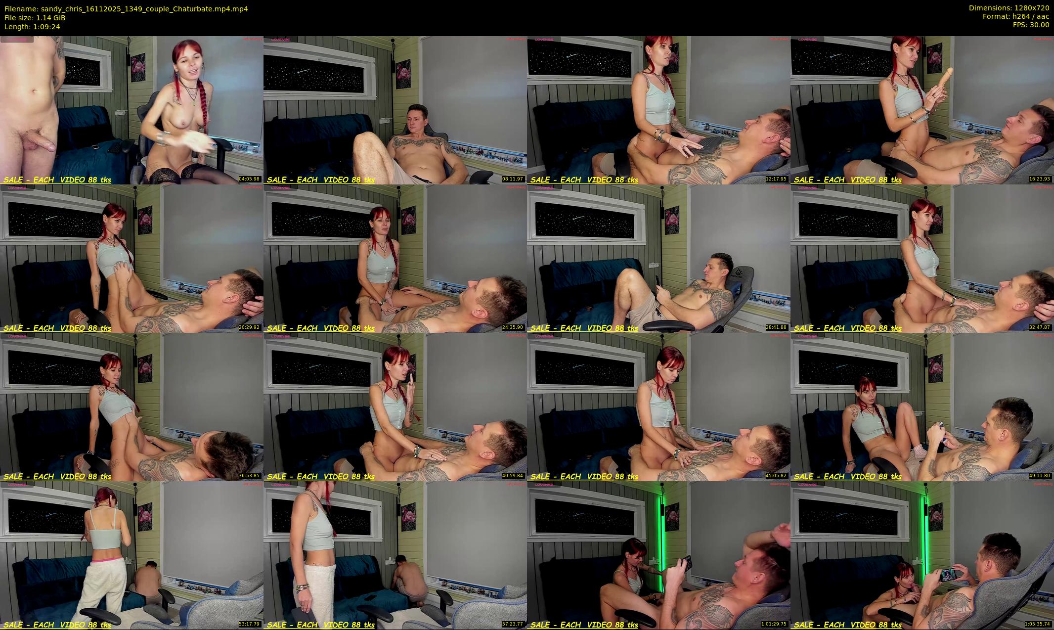 sandy_chris — 70 minute Chaturbate couple cam show recording, 720p, Nov 16, 2025