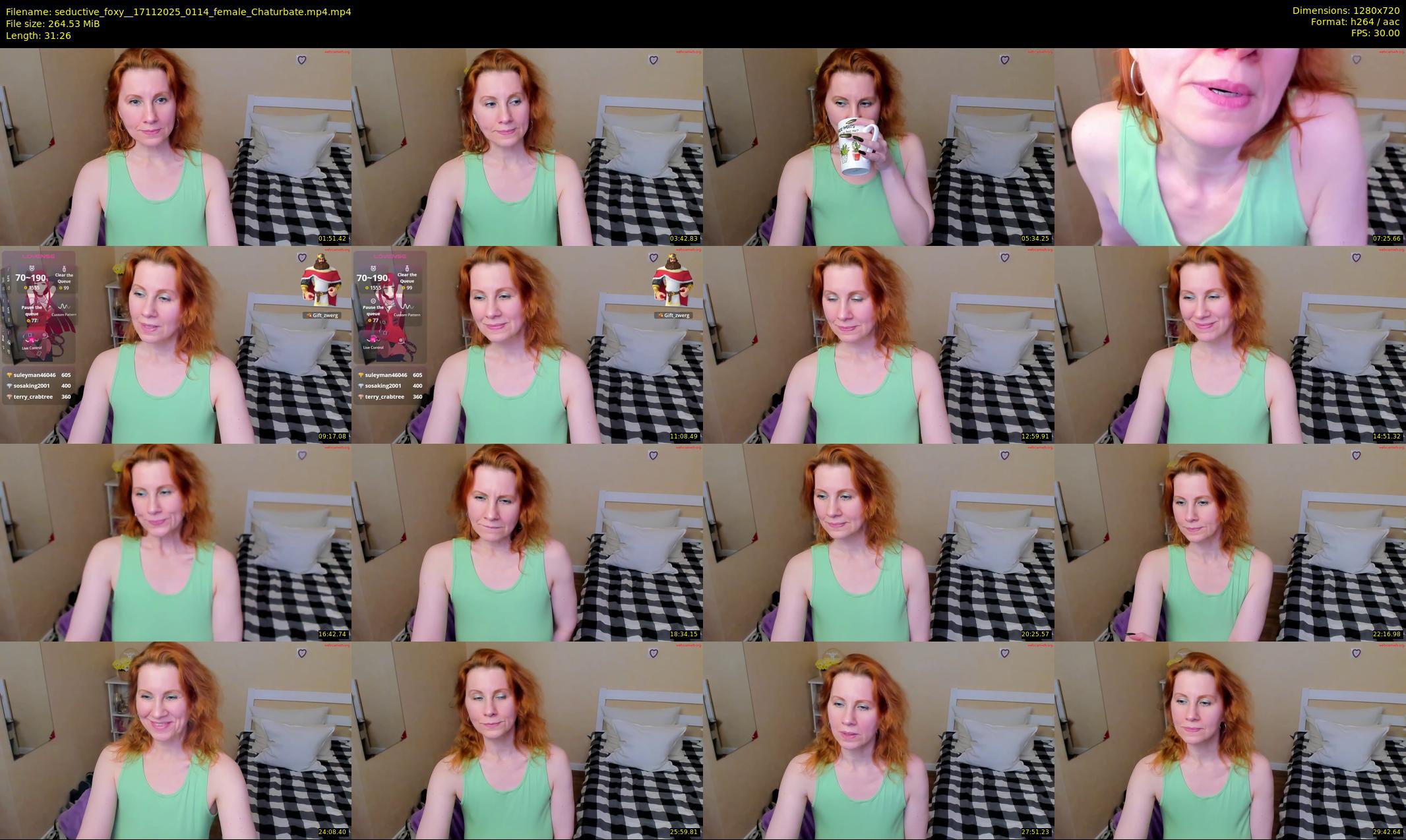 seductive_foxy_ — 32 minute Chaturbate female cam show recording, 720p, Nov 17, 2025