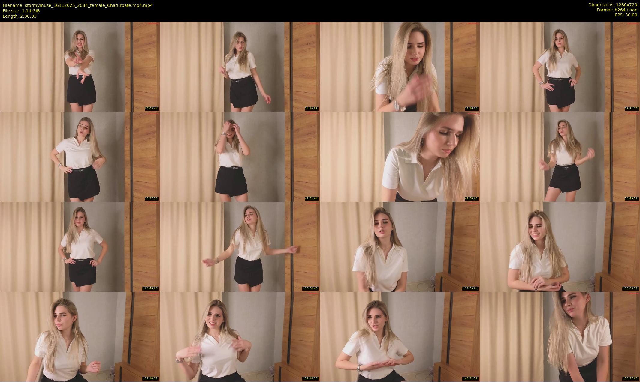 stormymuse — 121 minute Chaturbate female cam show recording, 720p, Nov 16, 2025