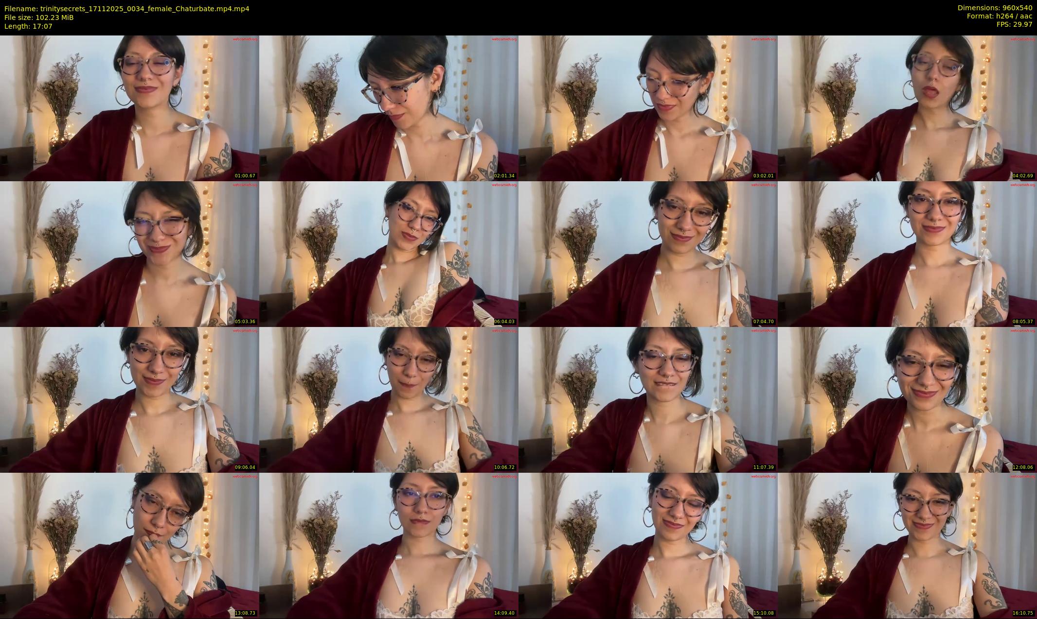 trinitysecrets — 18 minute Chaturbate female cam show recording, 480p, Nov 17, 2025