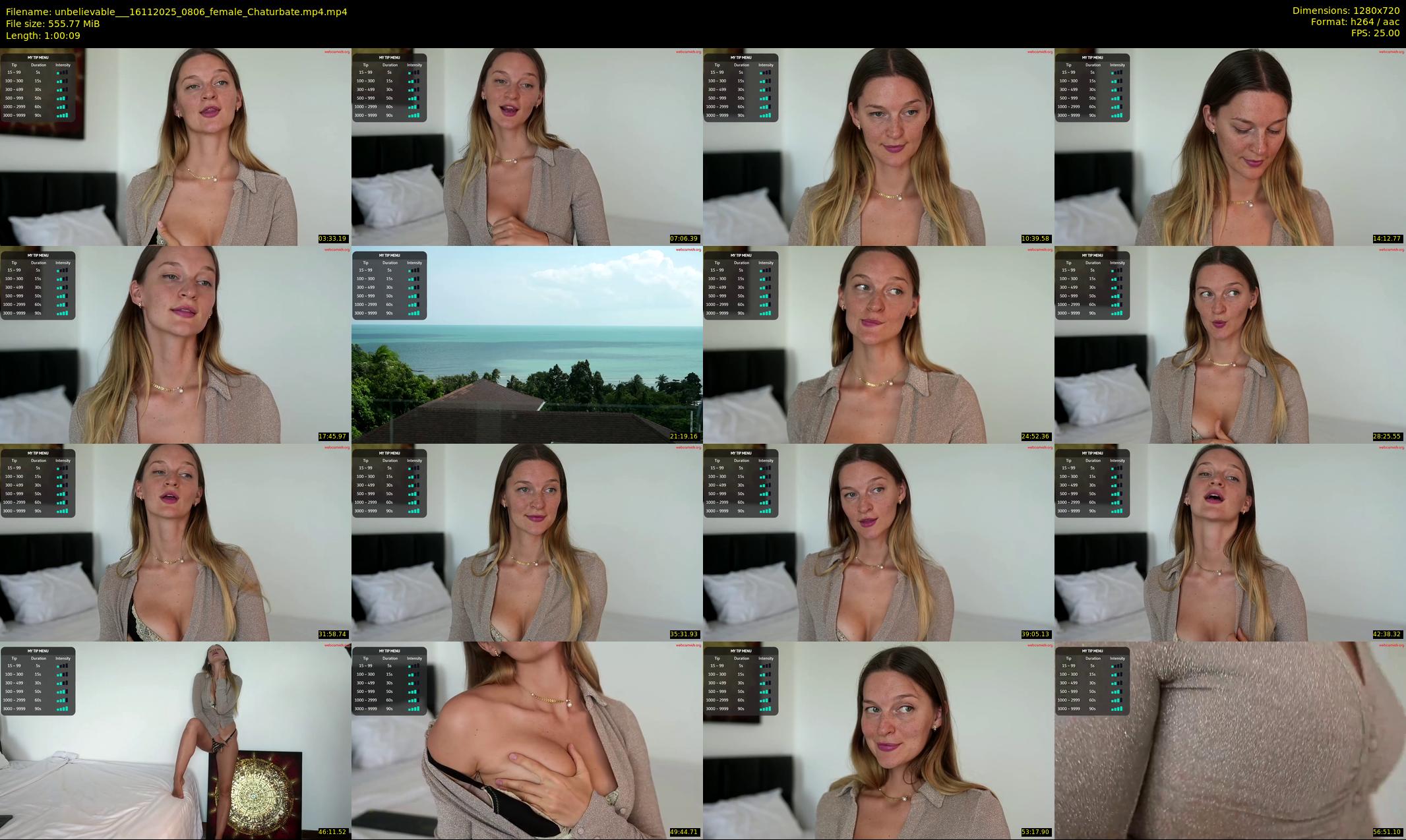 unbelievable__ — 61 minute Chaturbate female cam show recording, 720p, Nov 16, 2025
