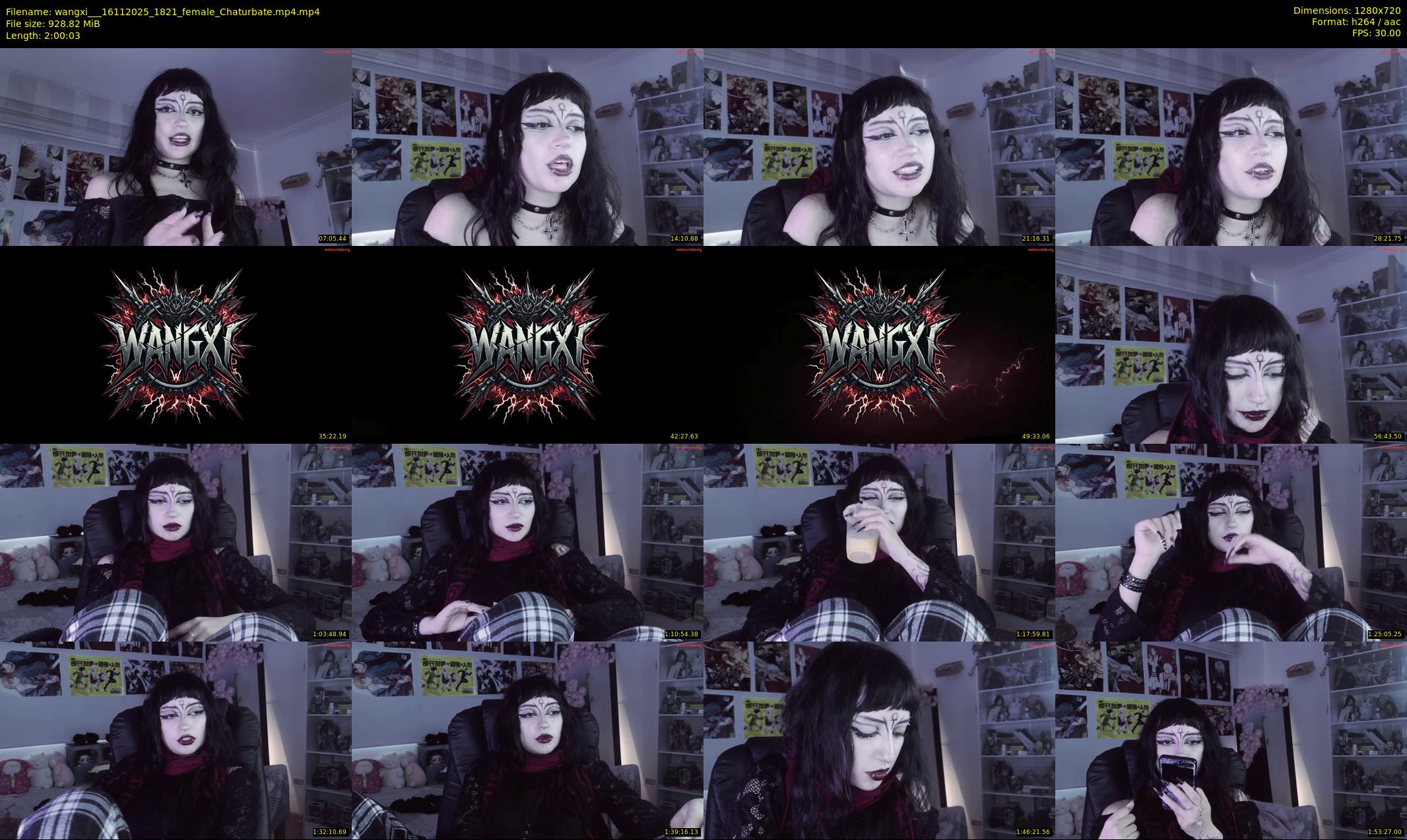 wangxi__ — 121 minute Chaturbate female cam show recording, 720p, Nov 16, 2025