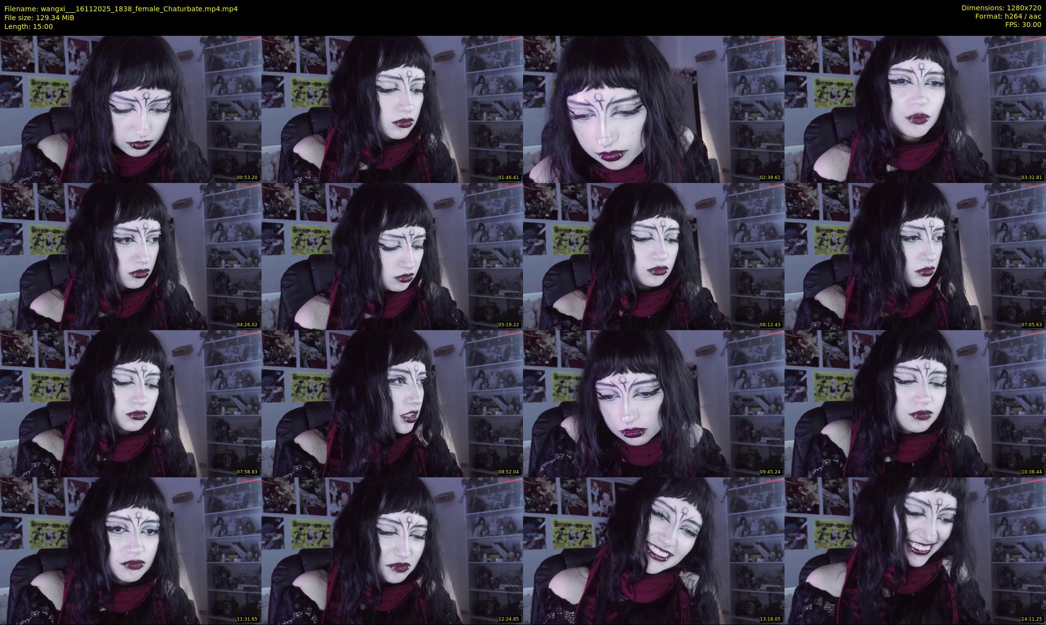 wangxi__ — 15 minute Chaturbate female cam show recording, 720p, Nov 16, 2025