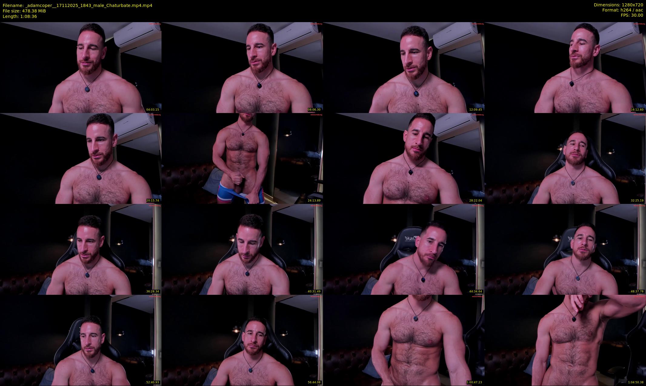 _adamcoper_ — 69 minute Chaturbate male cam show recording, 720p, Nov 17, 2025