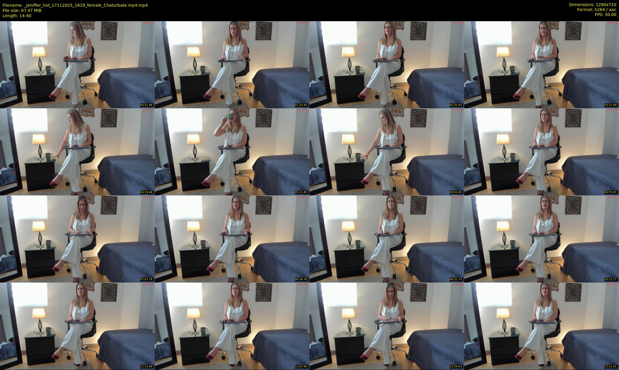 _jeniffer_hot — 15 minute Chaturbate female cam show recording, 720p, Nov 17, 2025