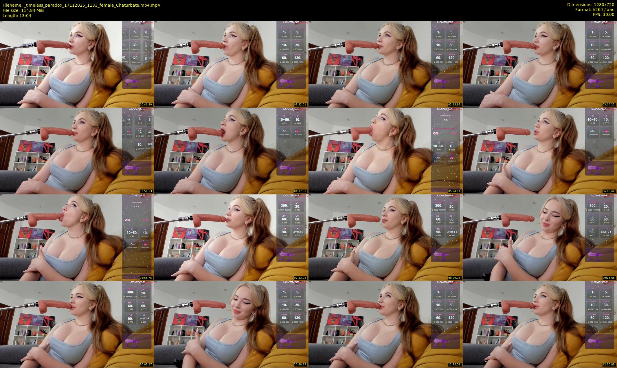 _timeless_paradox — 14 minute Chaturbate female cam show recording, 720p, Nov 17, 2025