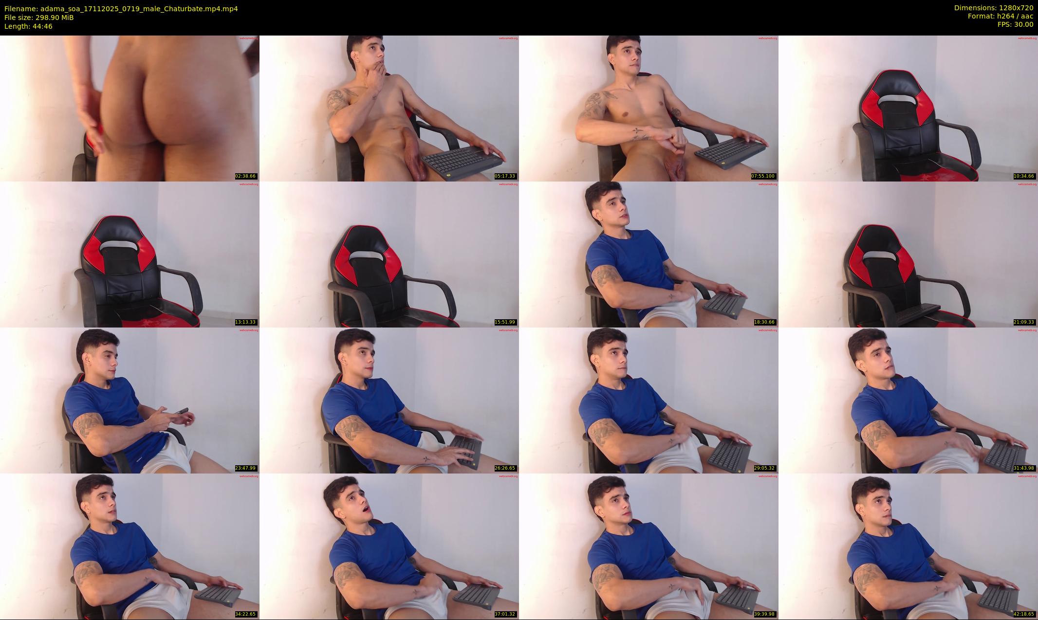 adama_soa — 45 minute Chaturbate male cam show recording, 720p, Nov 17, 2025