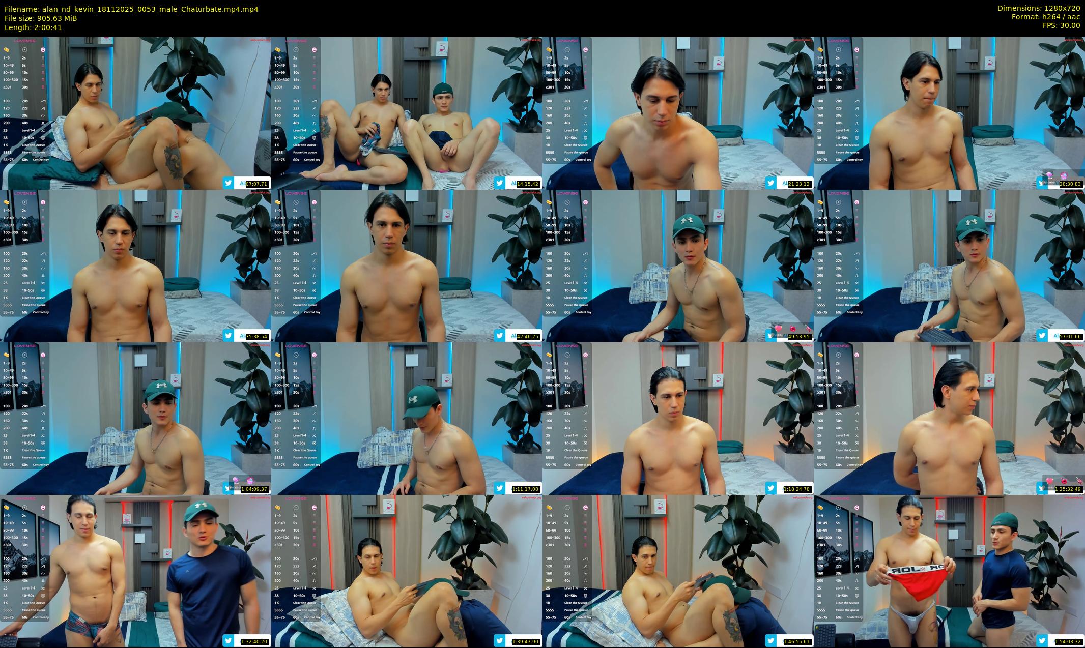 alan_nd_kevin — 121 minute Chaturbate male cam show recording, 720p, Nov 18, 2025