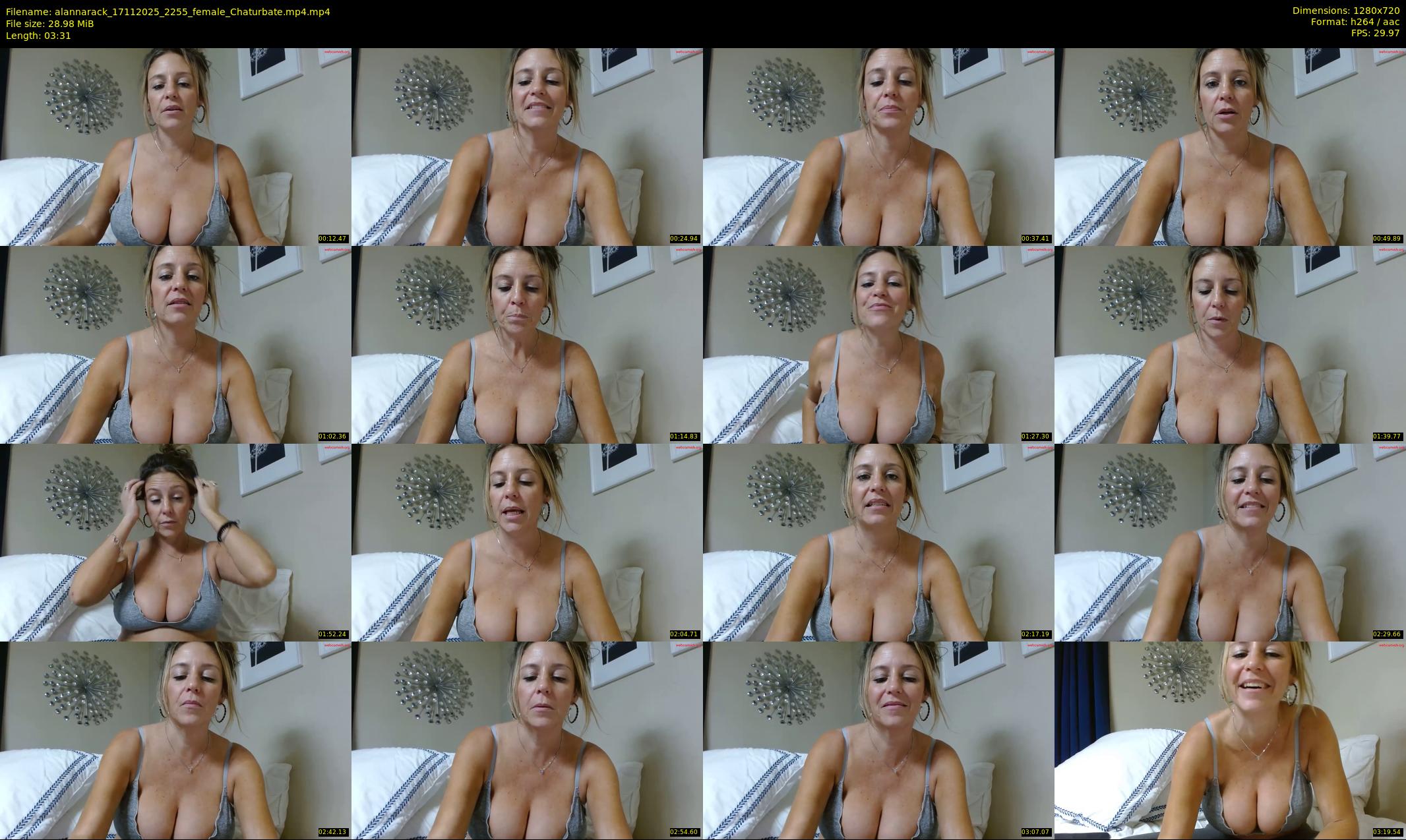 alannarack — 4 minute Chaturbate female cam show recording, 720p, Nov 17, 2025