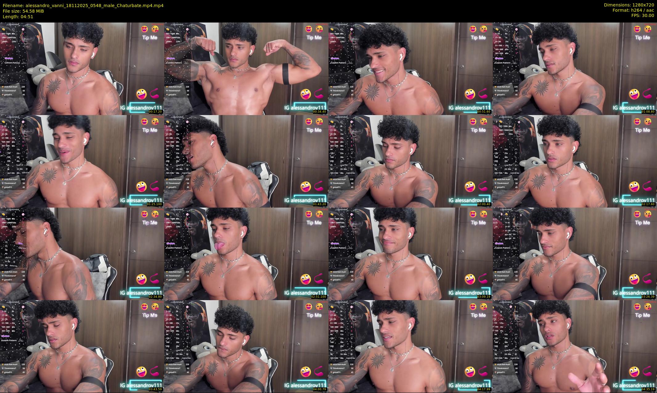 alessandro_vanni — 5 minute Chaturbate male cam show recording, 720p, Nov 18, 2025