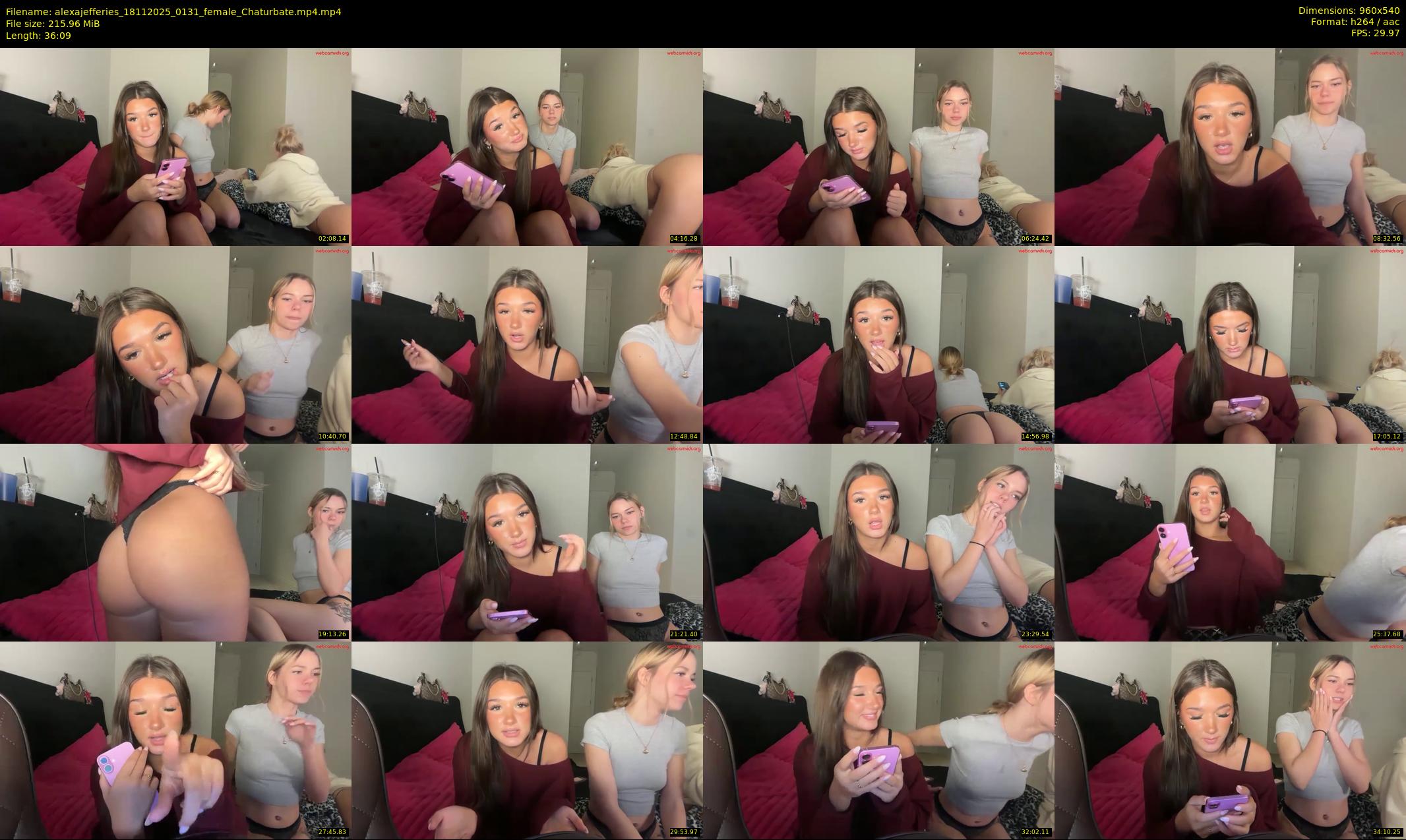alexajefferies — 37 minute Chaturbate female cam show recording, 480p, Nov 18, 2025