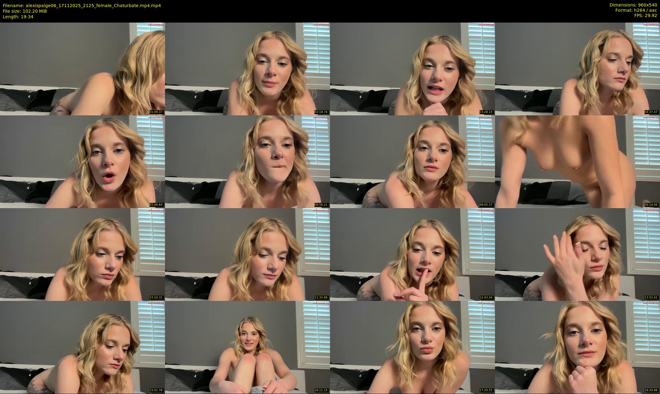 alexispaige06 — 20 minute Chaturbate female cam show recording, 480p, Nov 17, 2025