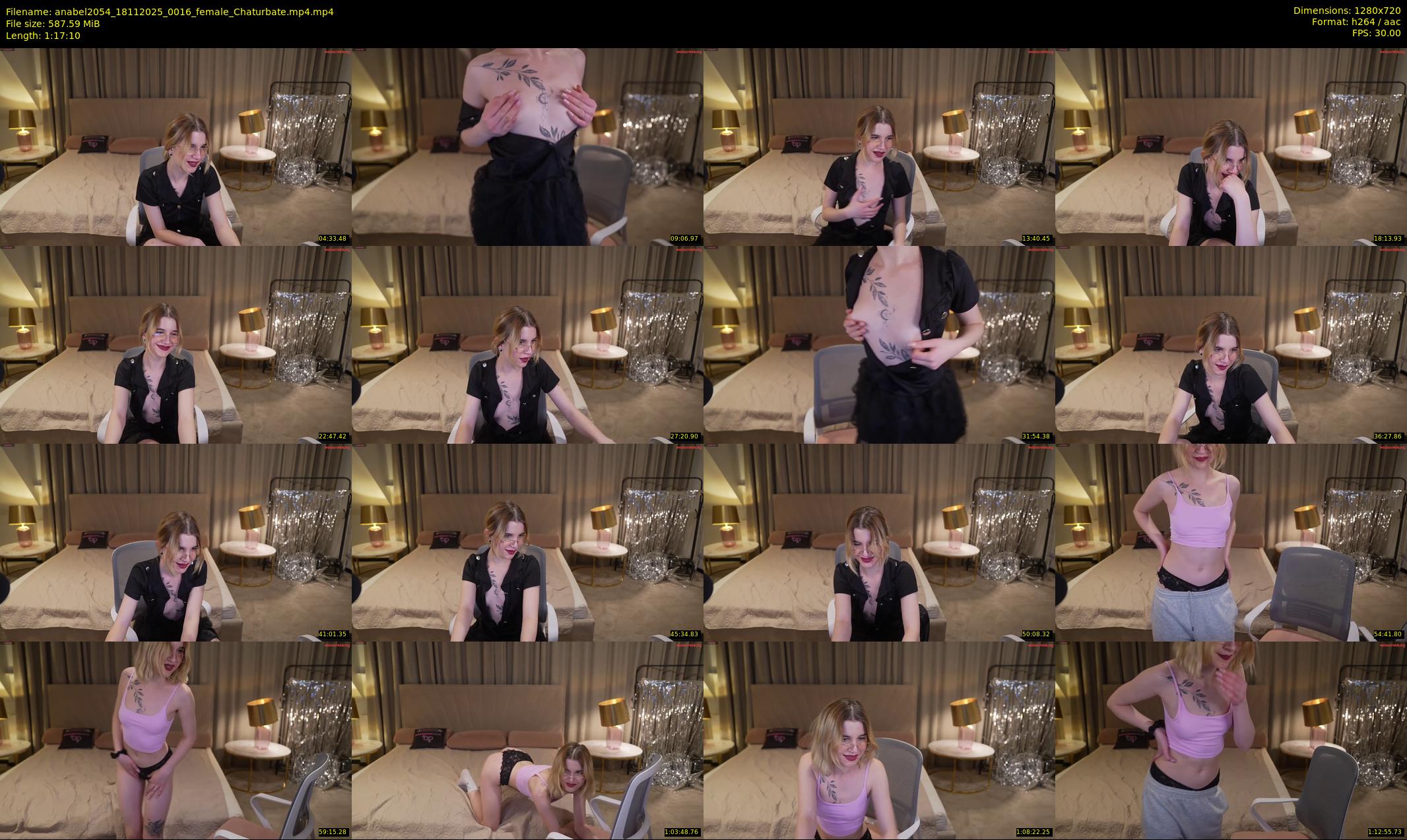 anabel2054 — 78 minute Chaturbate female cam show recording, 720p, Nov 18, 2025