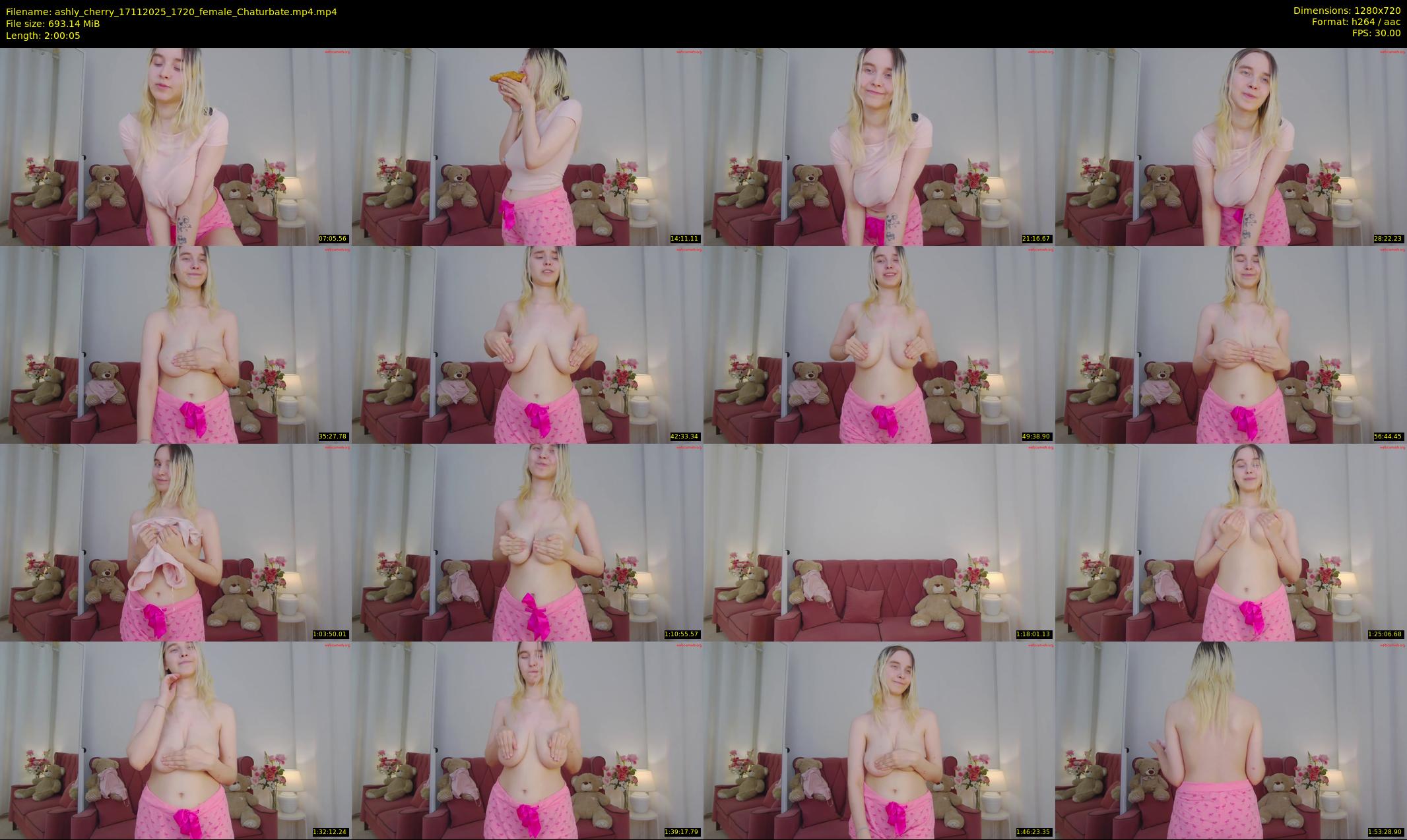 ashly_cherry — 121 minute Chaturbate female cam show recording, 720p, Nov 17, 2025