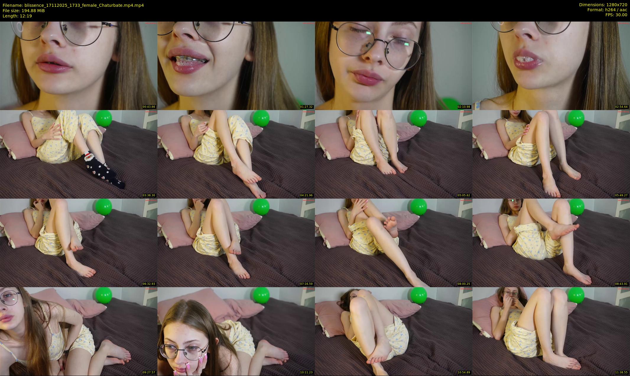 blissence — 13 minute Chaturbate female cam show recording, 720p, Nov 17, 2025